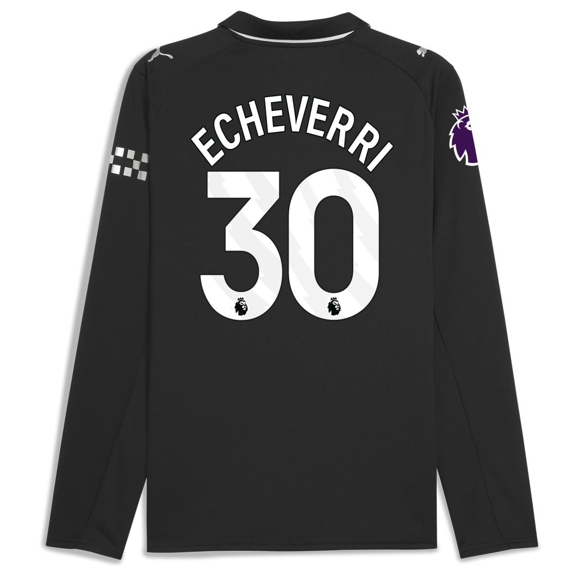 Manchester City manchester city premier league away jersey 202526 long sleeve with echeverri 30 printing Collection - ManchesterCitystore.com