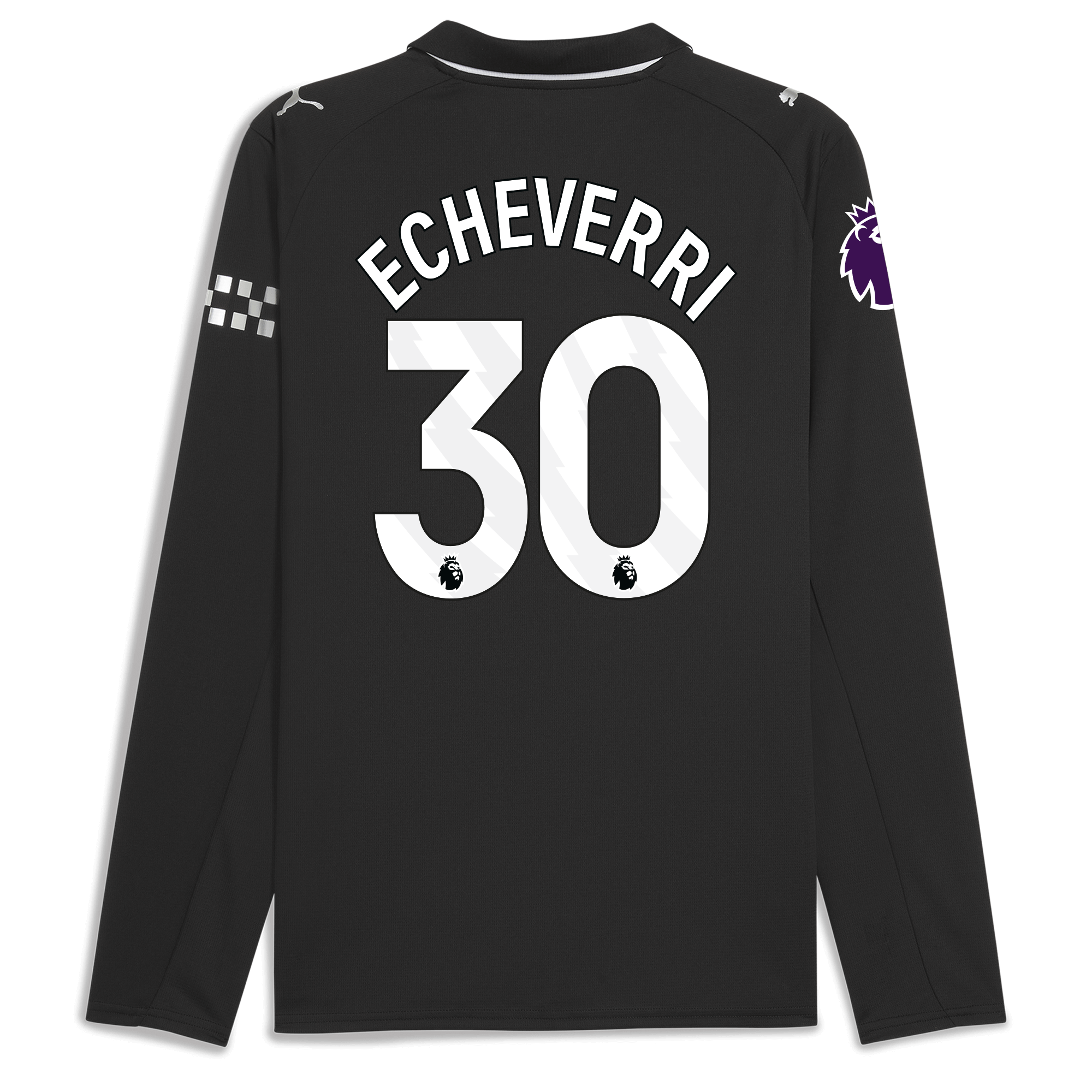 Manchester City manchester city premier league away jersey 202526 long sleeve with echeverri 30 printing Collection - ManchesterCitystore.com