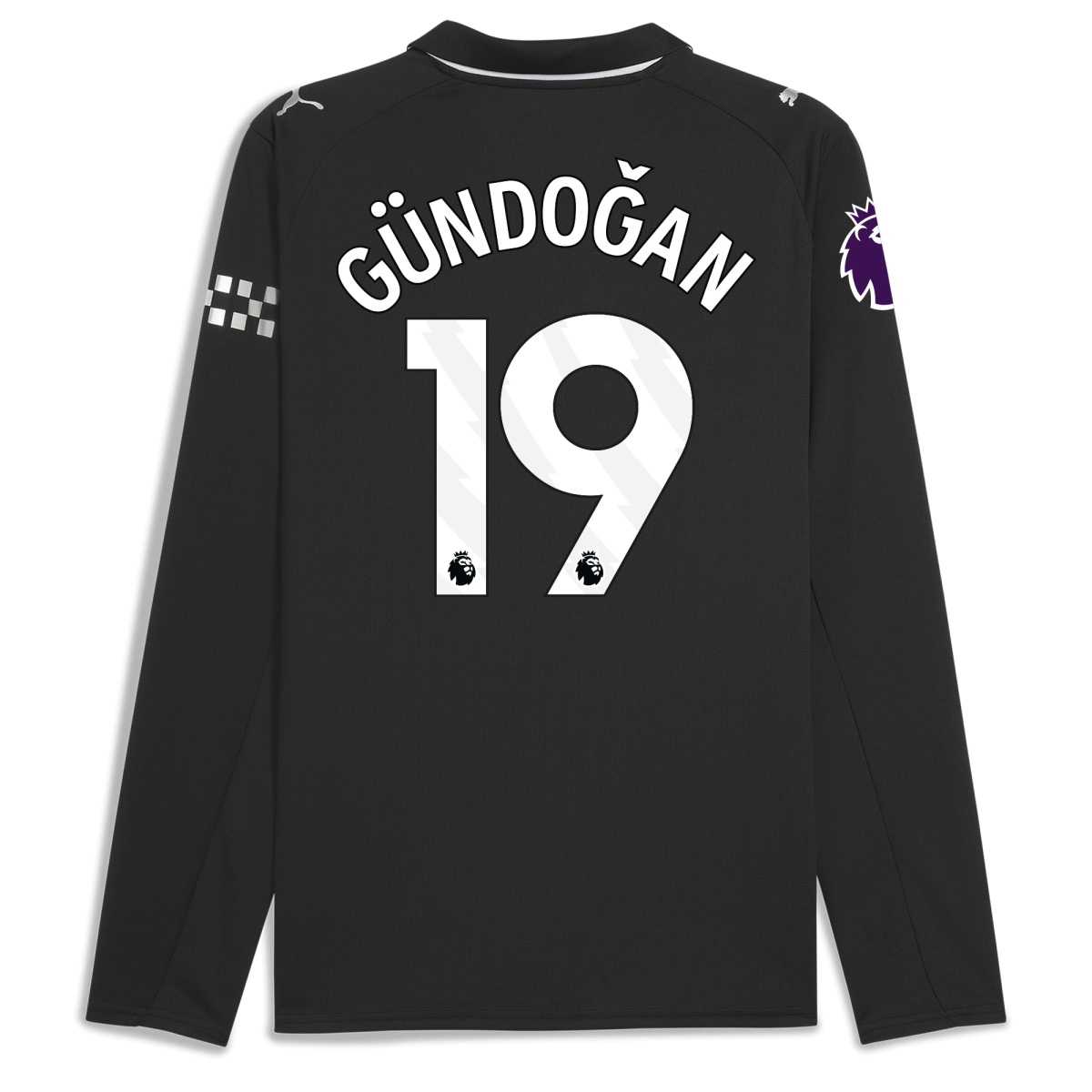 Manchester City manchester city premier league away jersey 202526 long sleeve with gundogan 19 printing Collection - ManchesterCitystore.com
