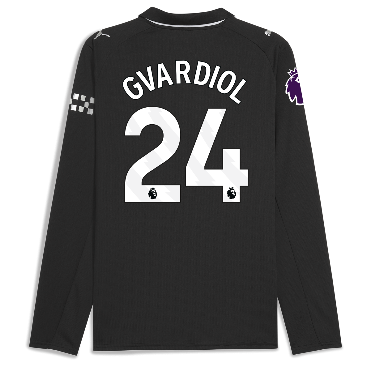 Manchester City manchester city premier league away jersey 202526 long sleeve with gvardiol 24 printing Collection - ManchesterCitystore.com