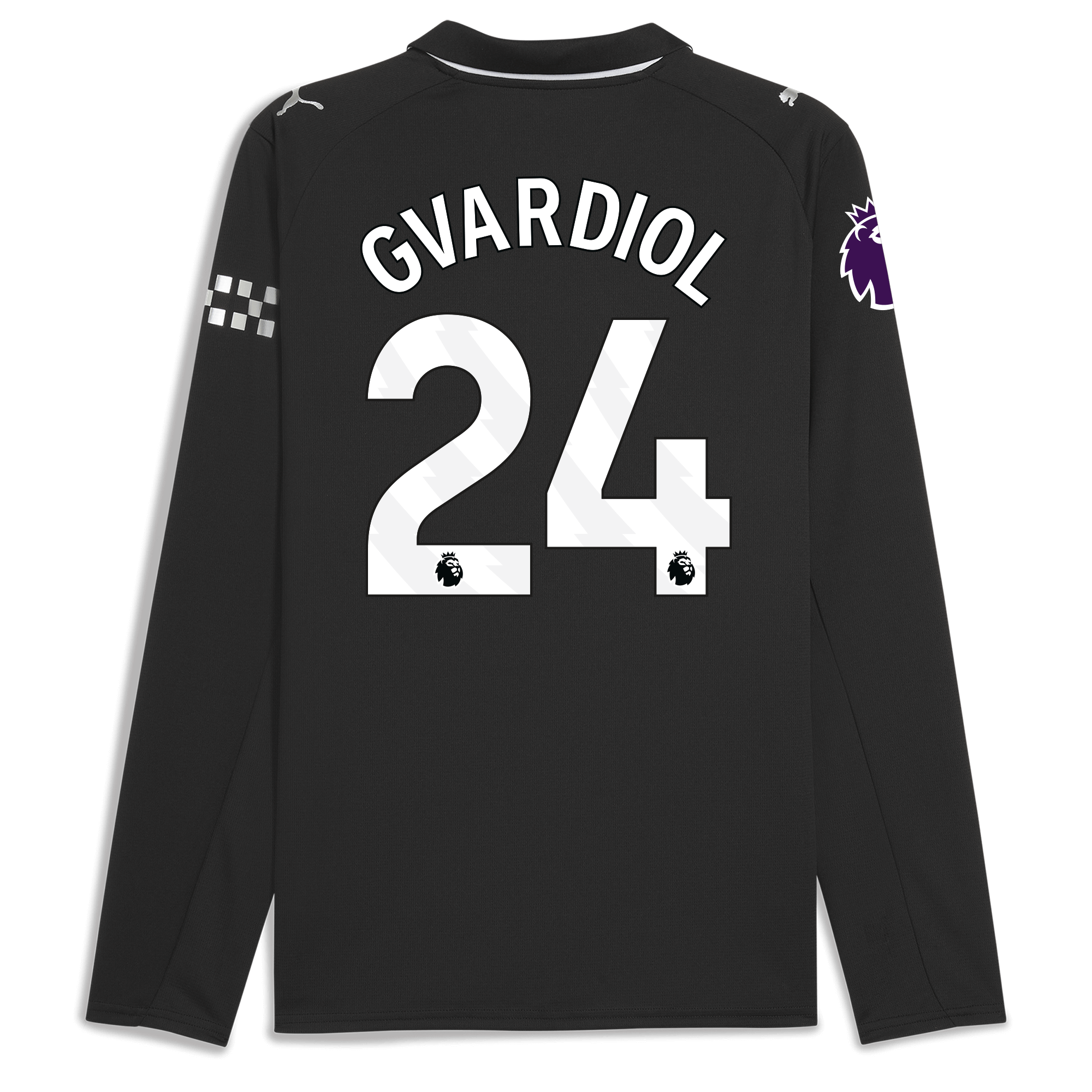 Manchester City manchester city premier league away jersey 202526 long sleeve with gvardiol 24 printing Collection - ManchesterCitystore.com