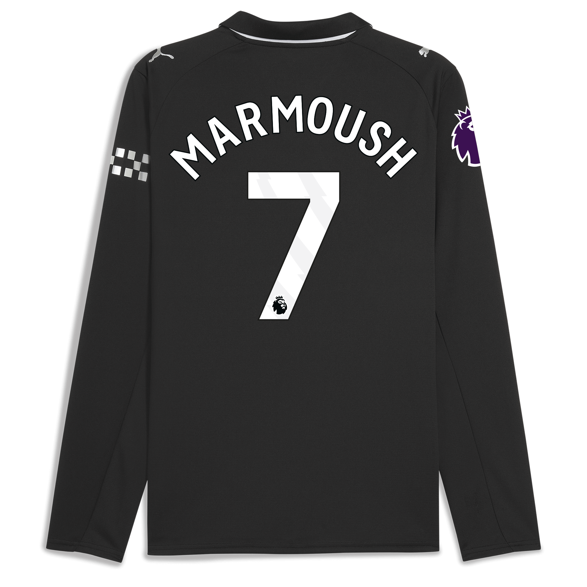Manchester City manchester city premier league away jersey 202526 long sleeve with marmoush 7 printing Collection - ManchesterCitystore.com
