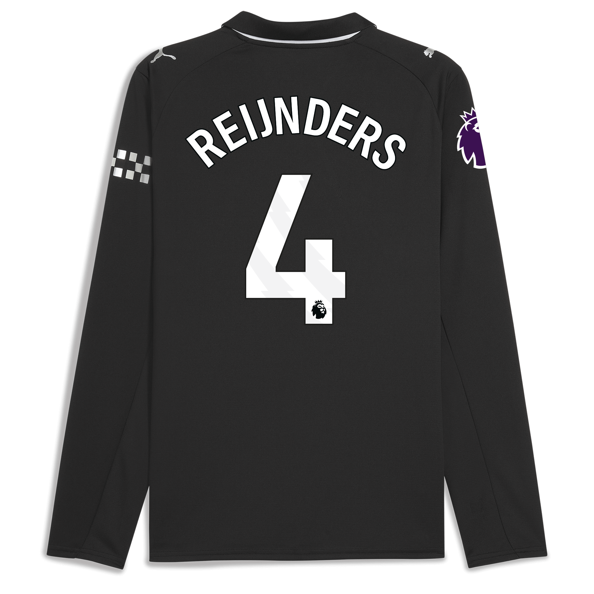 Manchester City manchester city premier league away jersey 202526 long sleeve with reijnders 4 printing Collection - ManchesterCitystore.com