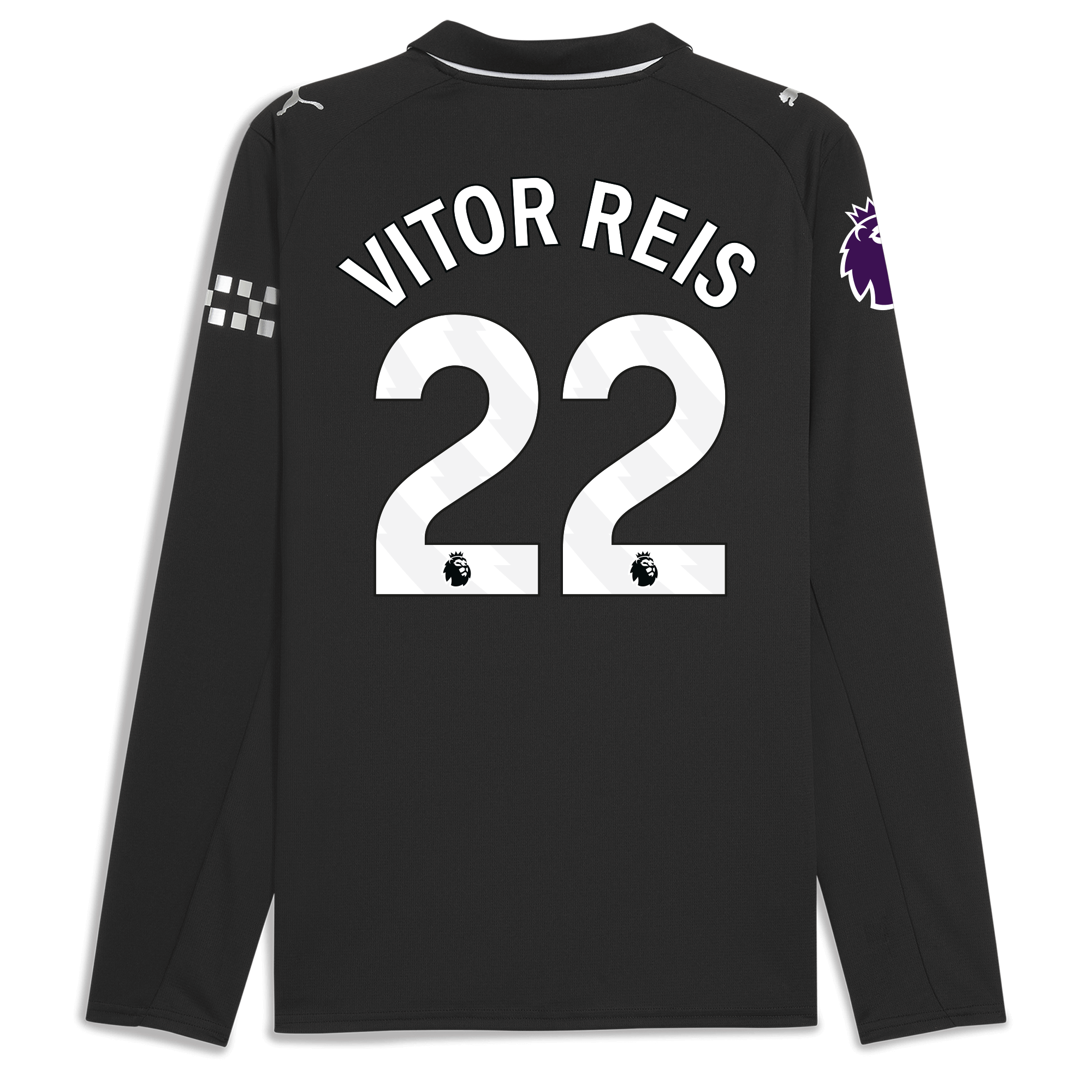 Manchester City manchester city premier league away jersey 202526 long sleeve with vitor reis 22 printing Collection - ManchesterCitystore.com