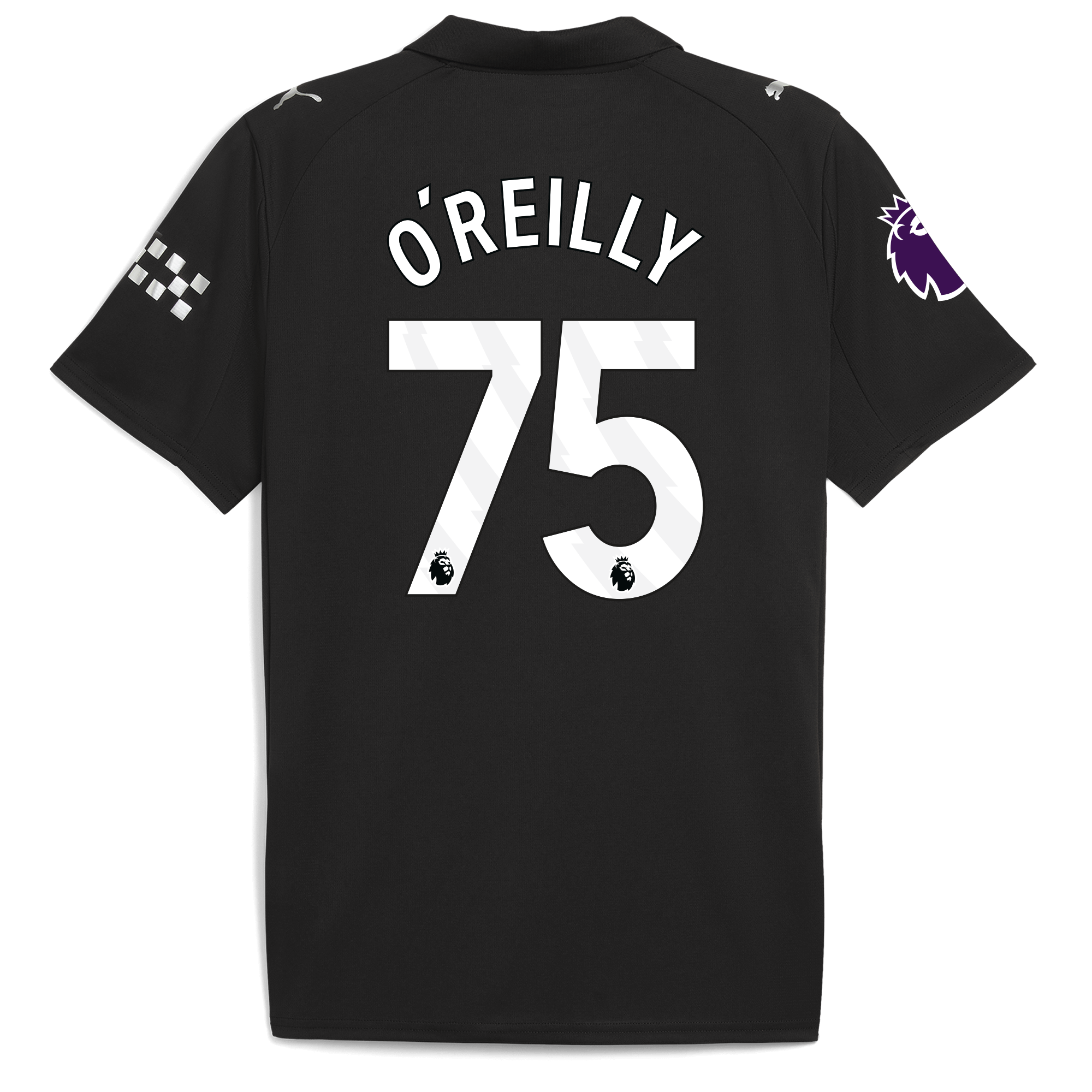 Manchester City manchester city premier league away jersey 202526 with oreilly 75 printing Collection - ManchesterCitystore.com