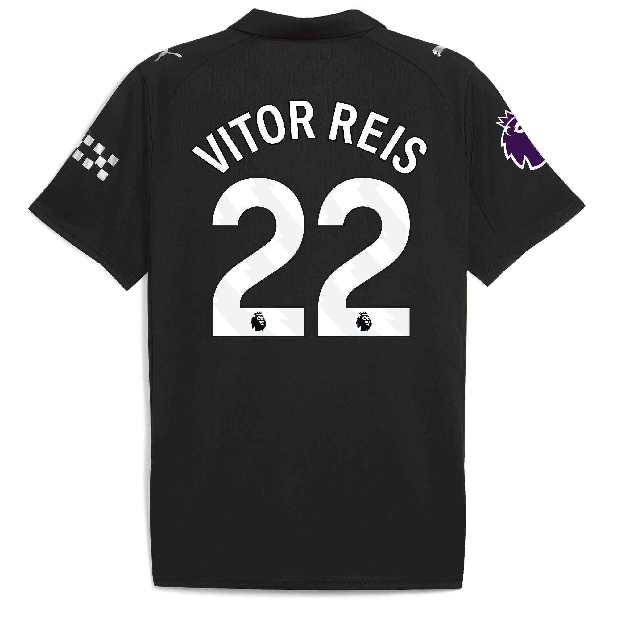 Manchester City manchester city premier league away jersey 202526 with vitor reis 22 printing Collection - ManchesterCitystore.com