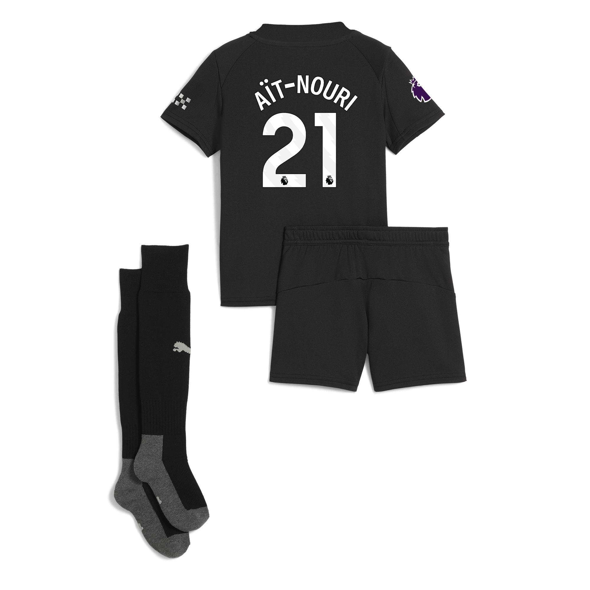 Manchester City manchester city premier league away mini kit 202526 with ait-nouri 21 printing Collection - ManchesterCitystore.com