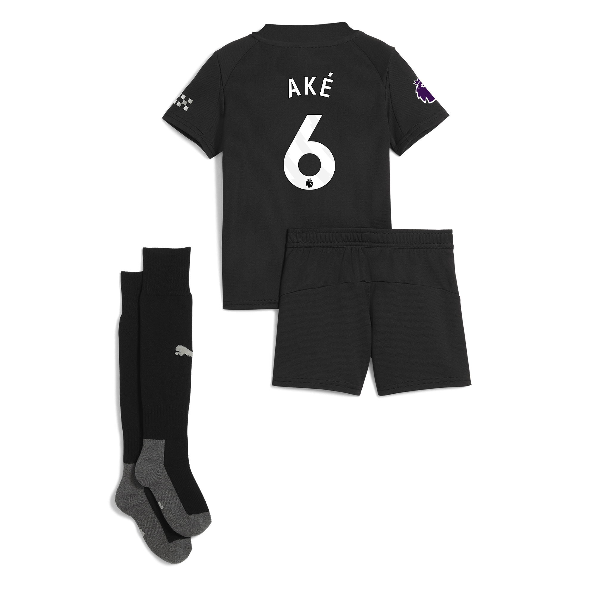 Manchester City manchester city premier league away mini kit 202526 with ake 6 printing Collection - ManchesterCitystore.com