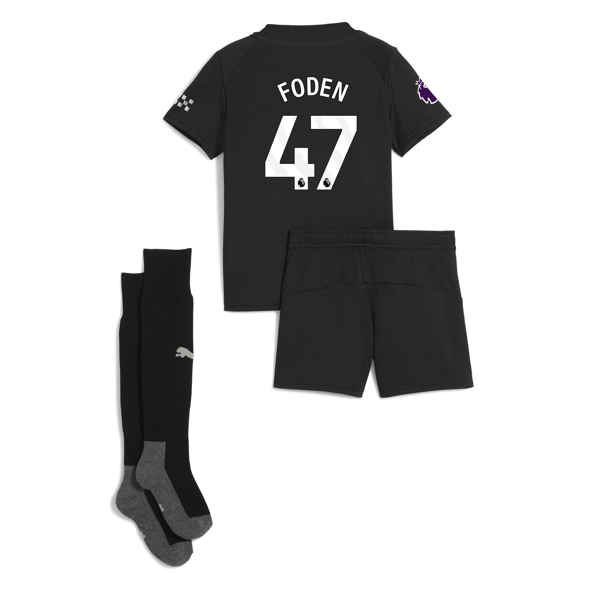 Manchester City manchester city premier league away mini kit 202526 with foden 47 printing Collection - ManchesterCitystore.com