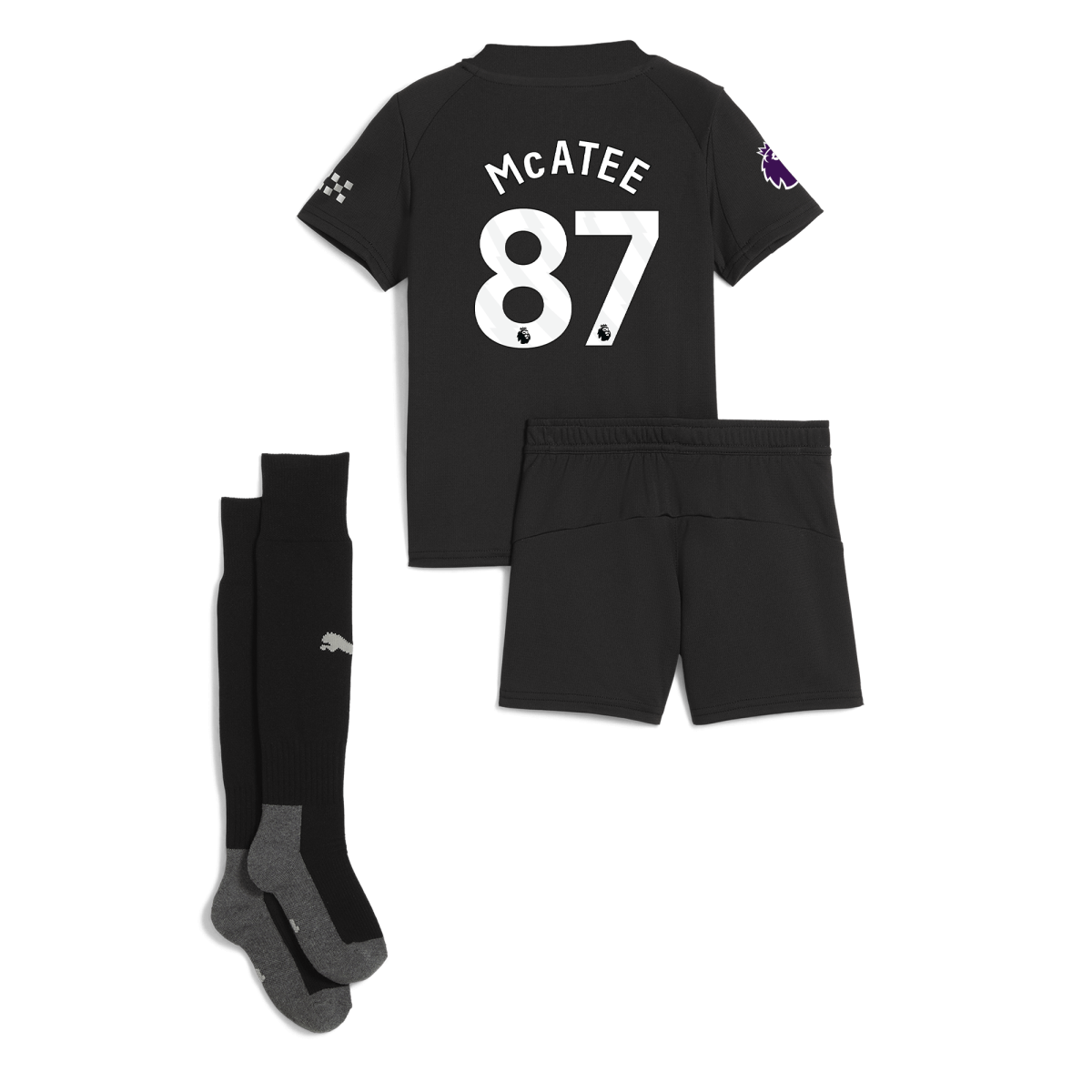 Manchester City manchester city premier league away mini kit 202526 with mcatee 87 printing Collection - ManchesterCitystore.com