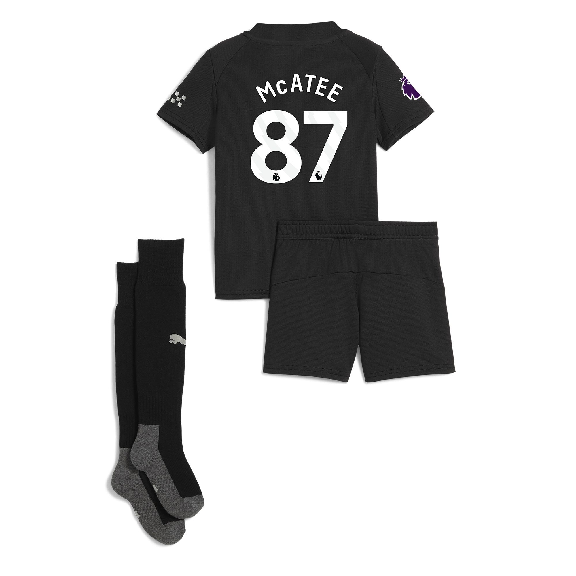 Manchester City manchester city premier league away mini kit 202526 with mcatee 87 printing Collection - ManchesterCitystore.com
