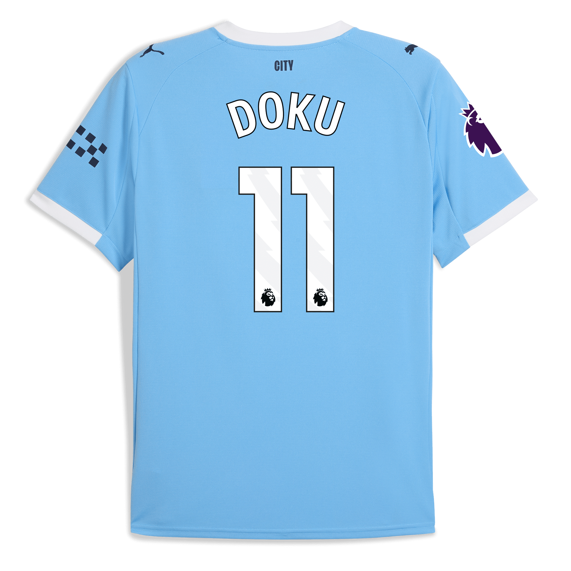Manchester City manchester city premier league home jersey 202526 with doku 11 printing Collection - ManchesterCitystore.com