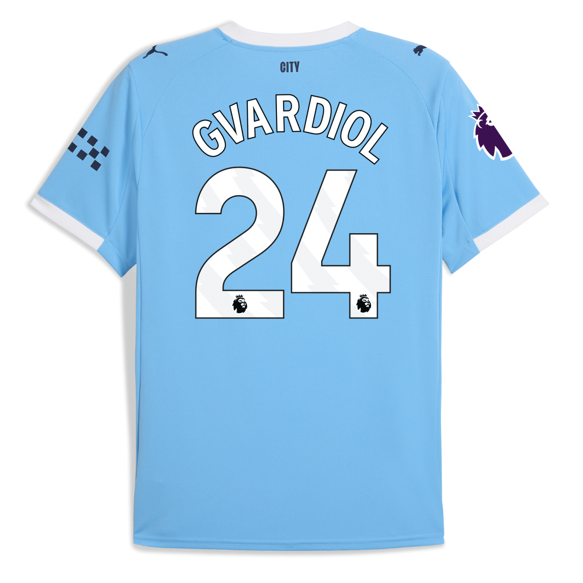 Manchester City manchester city premier league home jersey 202526 with gvardiol 24 printing Collection - ManchesterCitystore.com