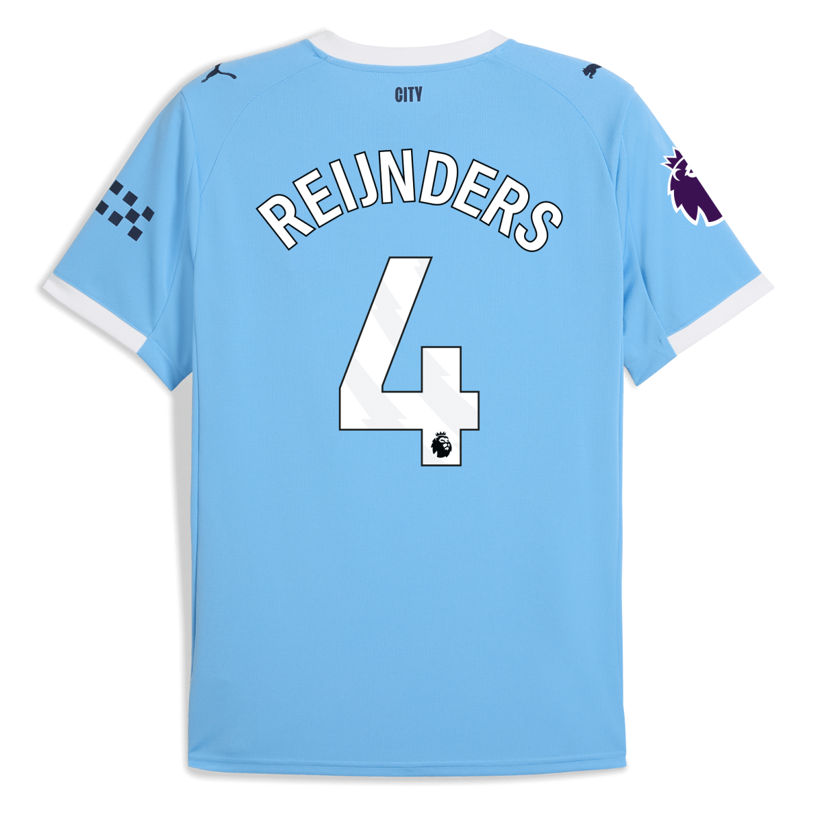 Manchester City manchester city premier league home jersey 202526 with reijnders 4 printing Collection - ManchesterCitystore.com