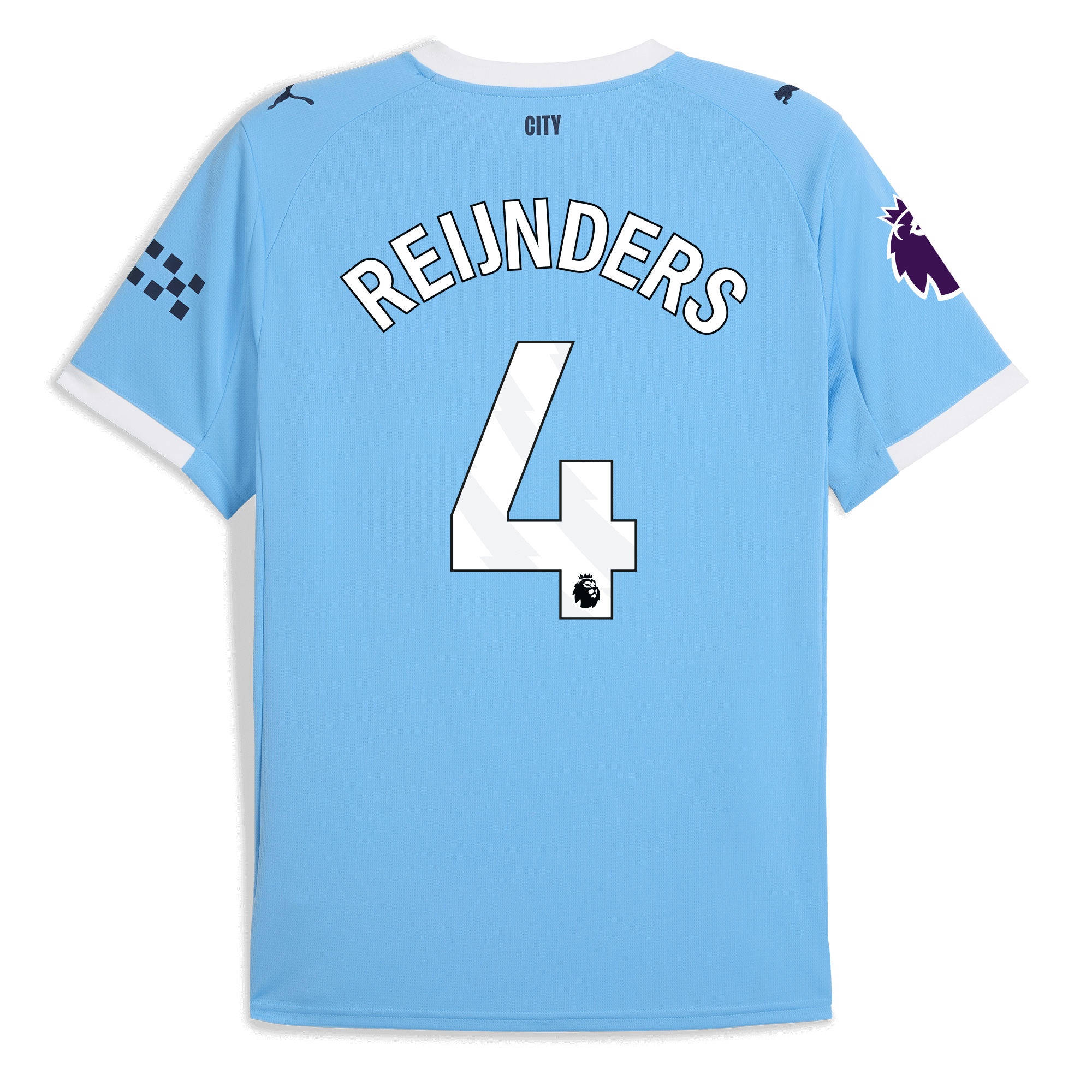 Manchester City manchester city premier league home jersey 202526 with reijnders 4 printing Collection - ManchesterCitystore.com