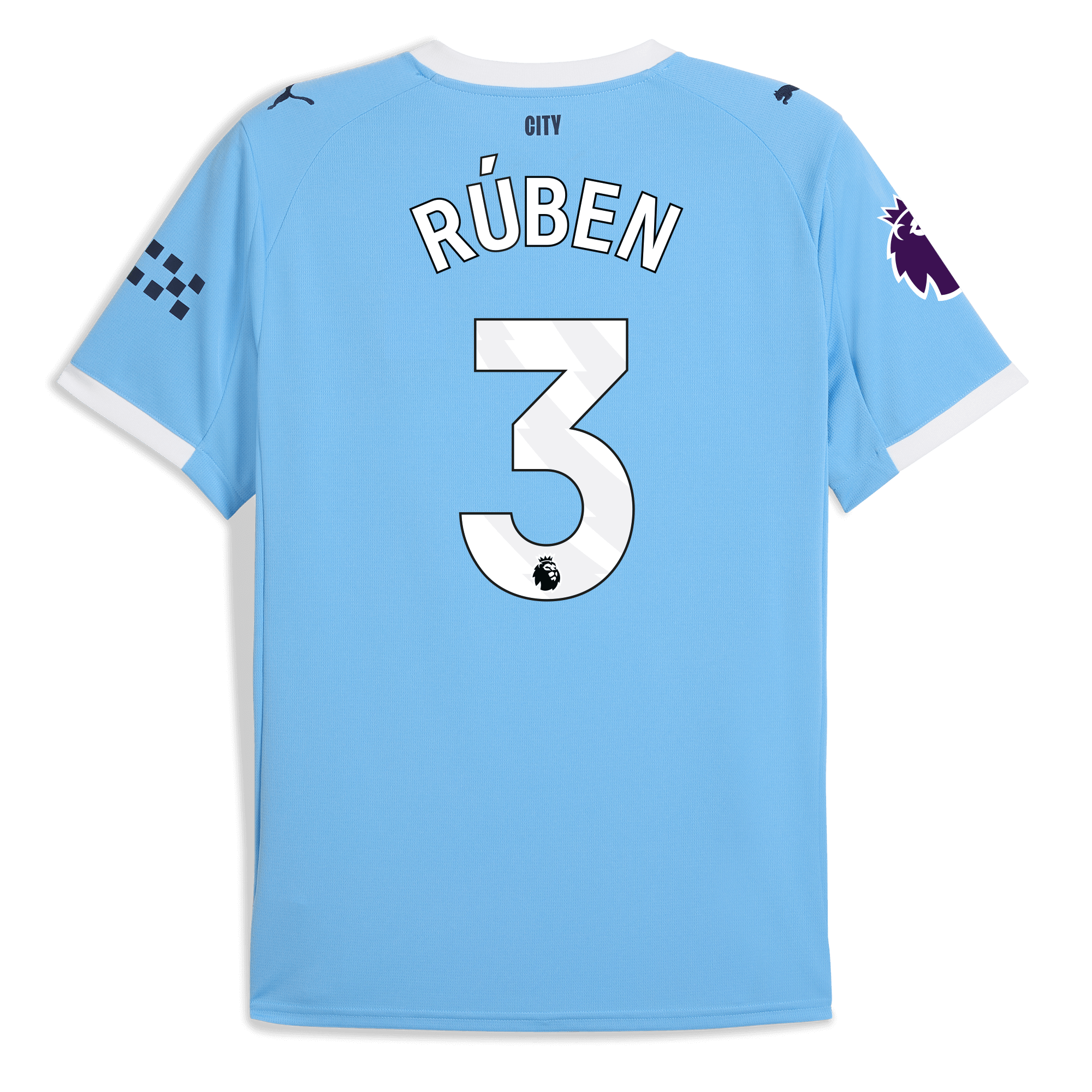 Manchester City manchester city premier league home jersey 202526 with ruben 3 printing Collection - ManchesterCitystore.com