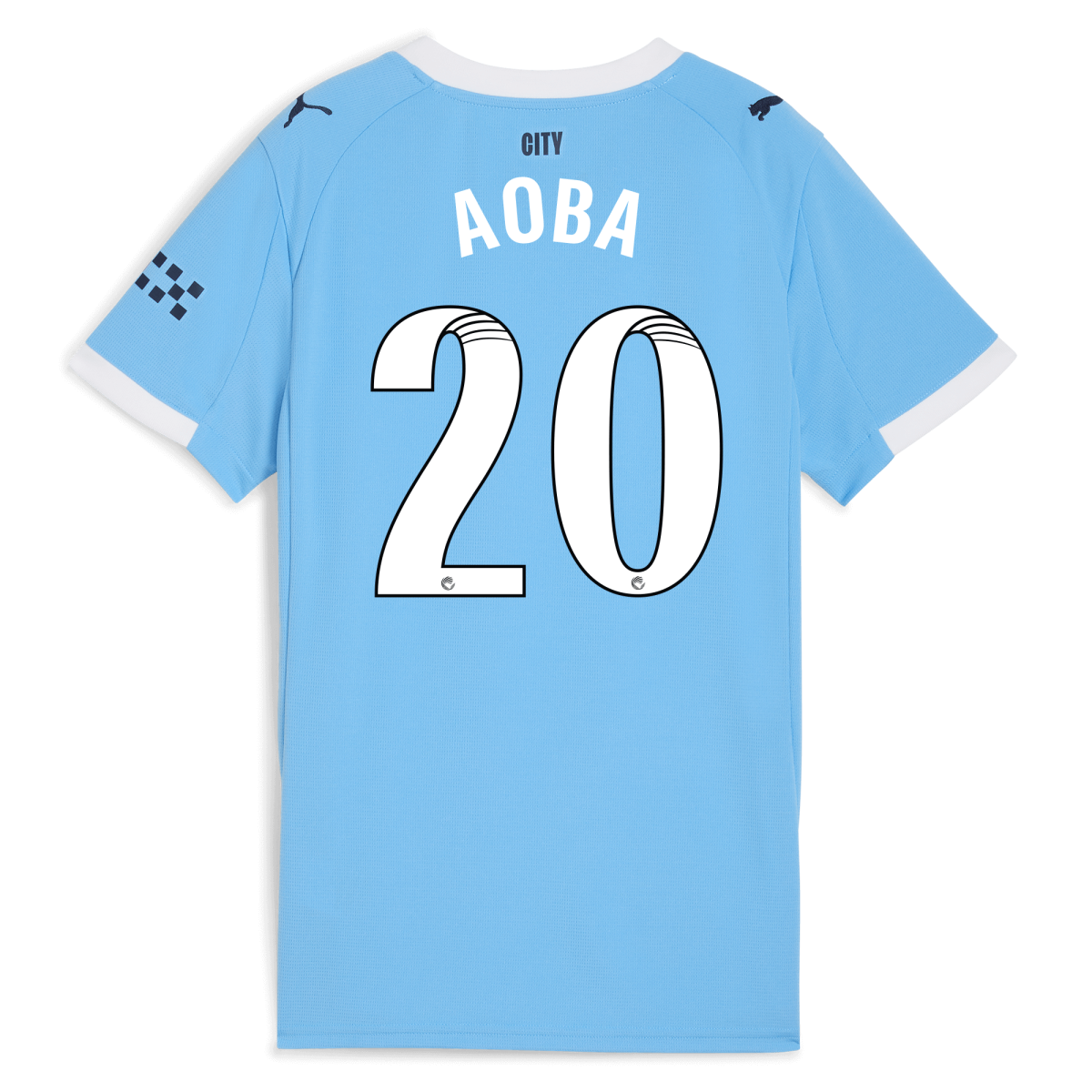 Manchester City womens manchester city home jersey 202526 with aoba 20 printing Collection - ManchesterCitystore.com