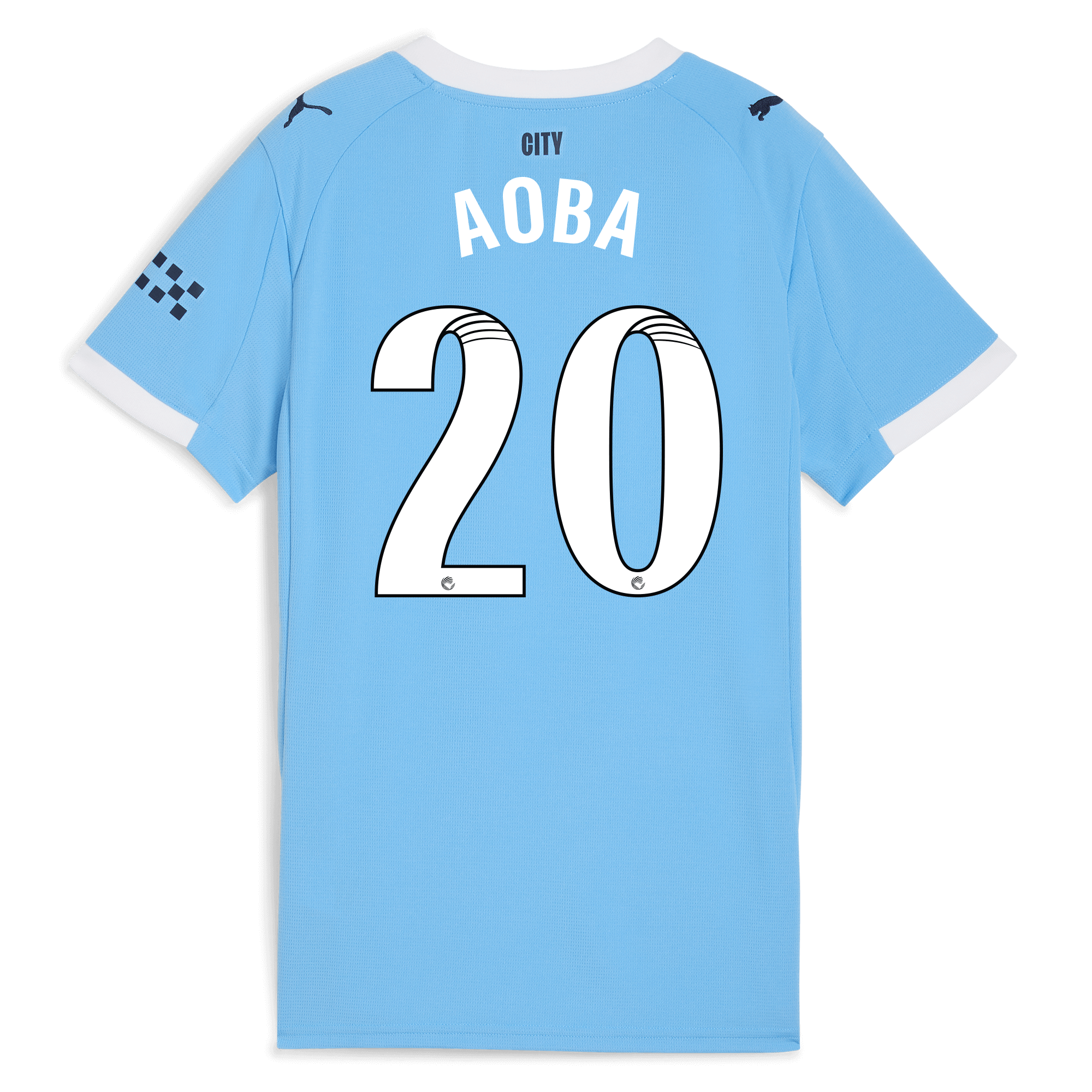 Manchester City womens manchester city home jersey 202526 with aoba 20 printing Collection - ManchesterCitystore.com