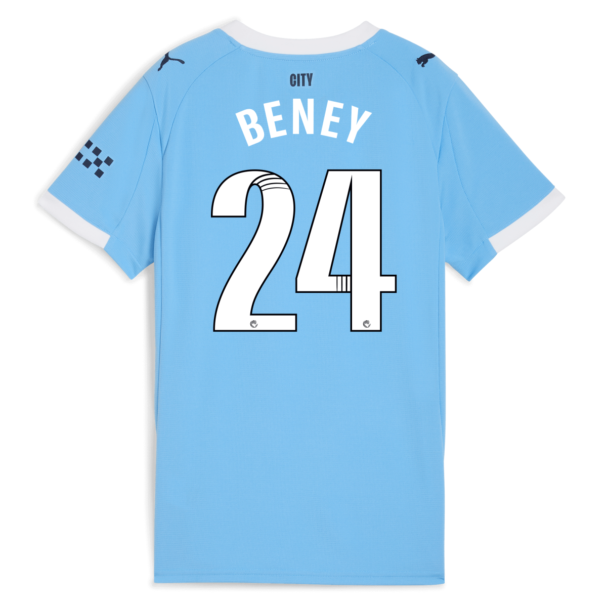 Manchester City womens manchester city home jersey 202526 with beney 24 printing Collection - ManchesterCitystore.com
