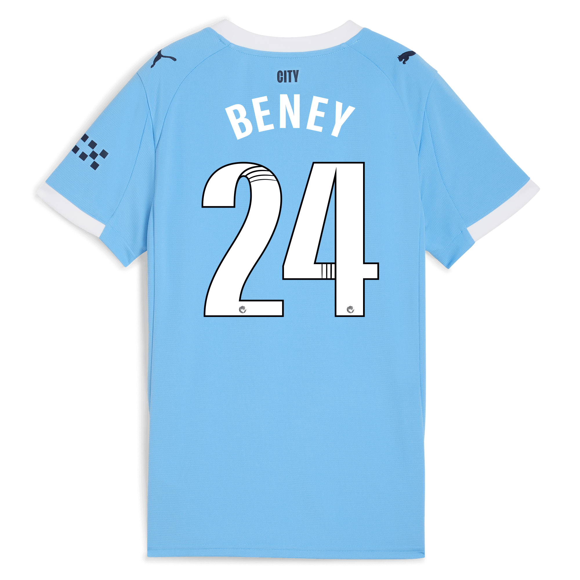 Manchester City womens manchester city home jersey 202526 with beney 24 printing Collection - ManchesterCitystore.com
