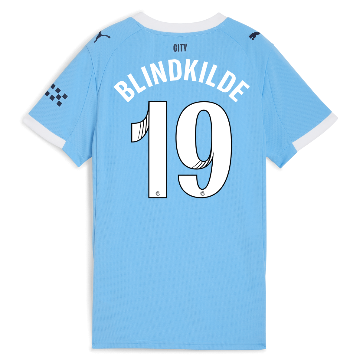 Manchester City womens manchester city home jersey 202526 with blindkilde 19 printing Collection - ManchesterCitystore.com
