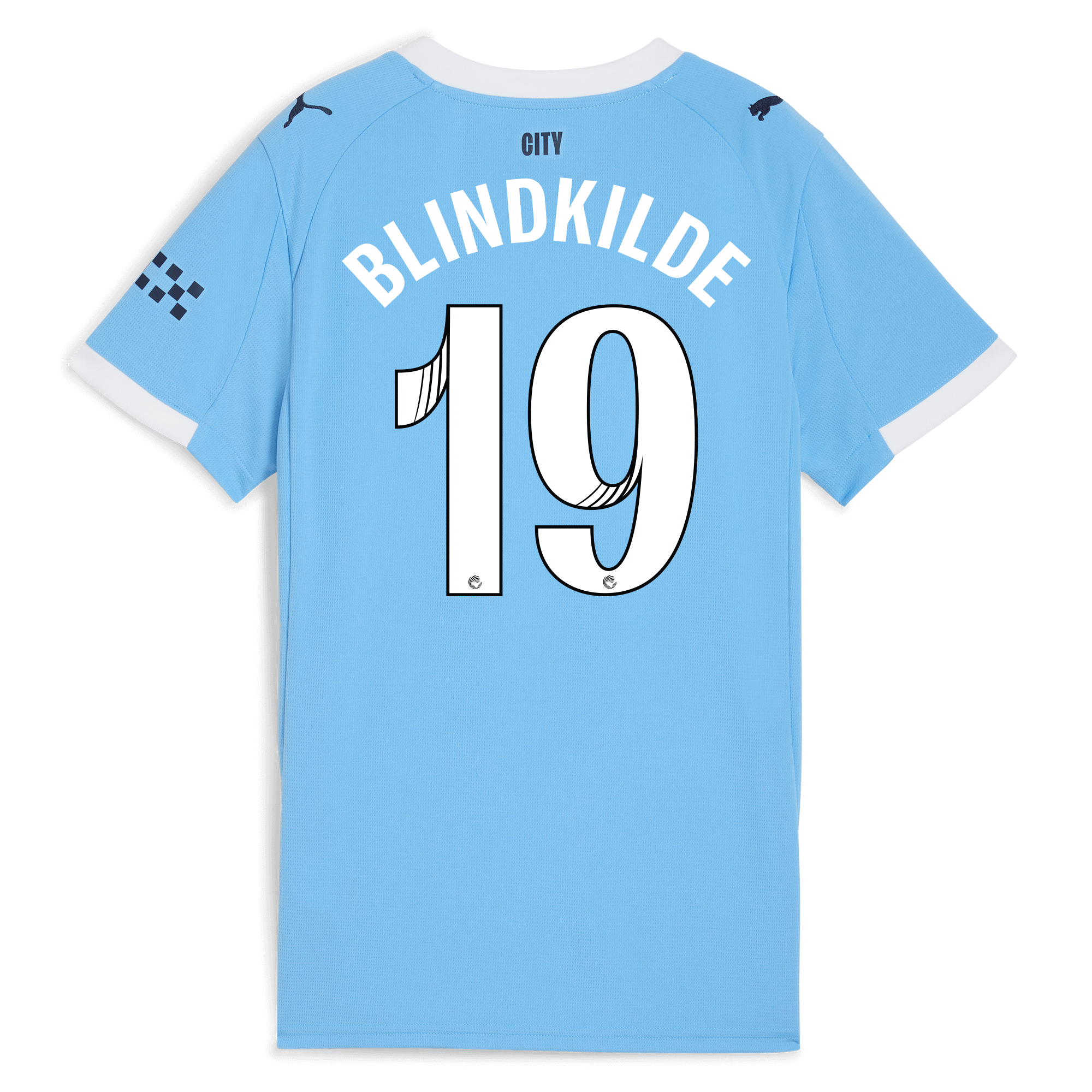 Manchester City womens manchester city home jersey 202526 with blindkilde 19 printing Collection - ManchesterCitystore.com