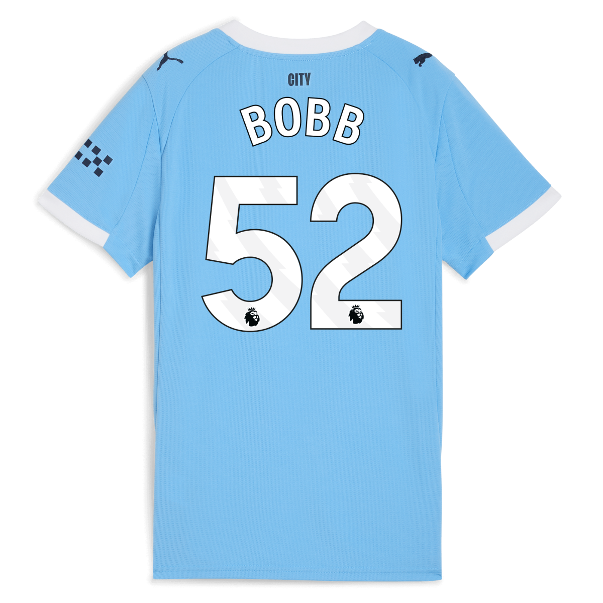 Manchester City womens manchester city home jersey 202526 with bobb 52 printing Collection - ManchesterCitystore.com