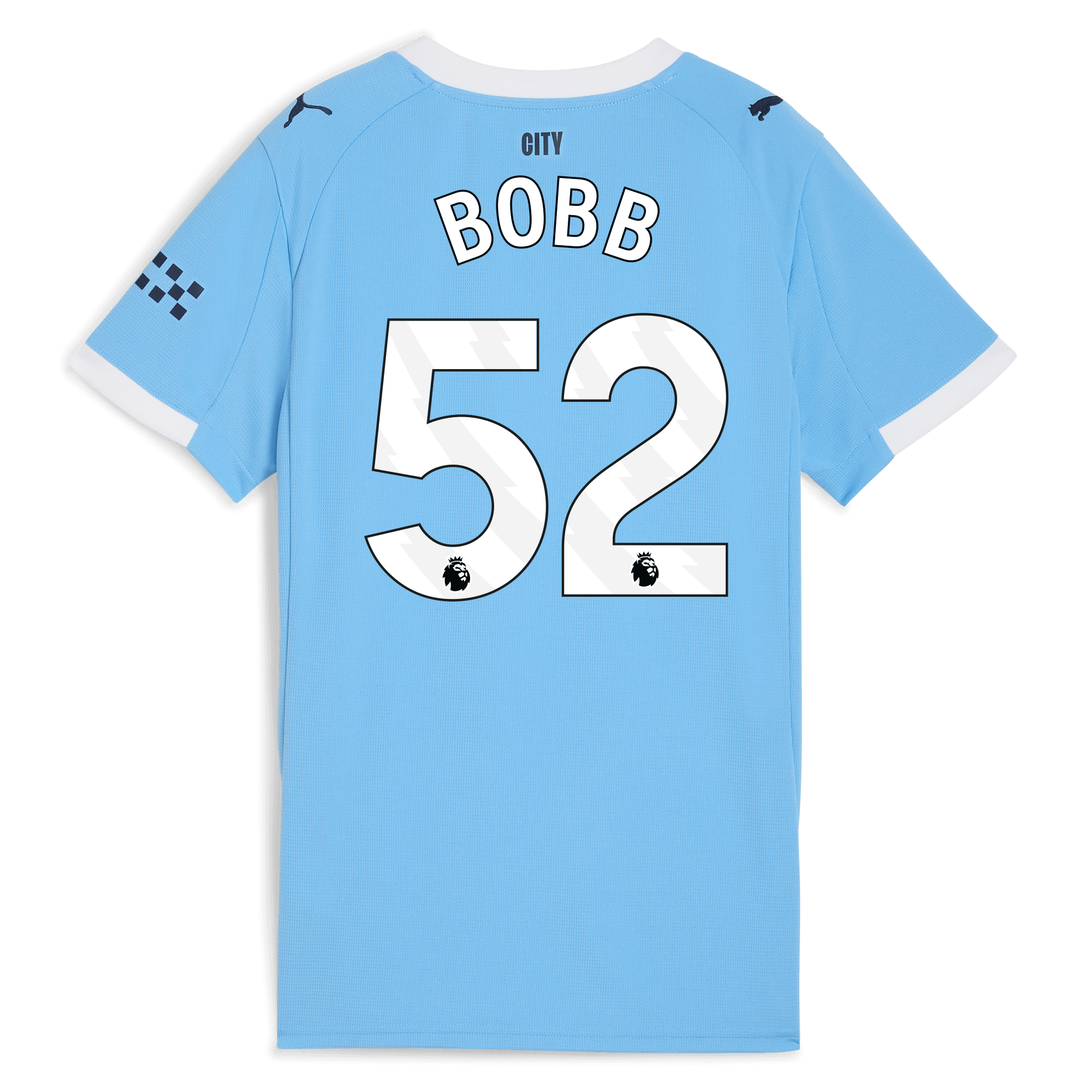 Manchester City womens manchester city home jersey 202526 with bobb 52 printing Collection - ManchesterCitystore.com