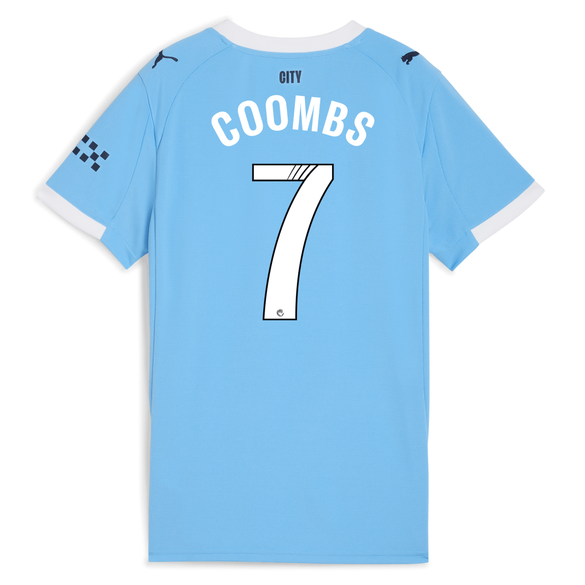 Manchester City womens manchester city home jersey 202526 with coombs 7 printing Collection - ManchesterCitystore.com