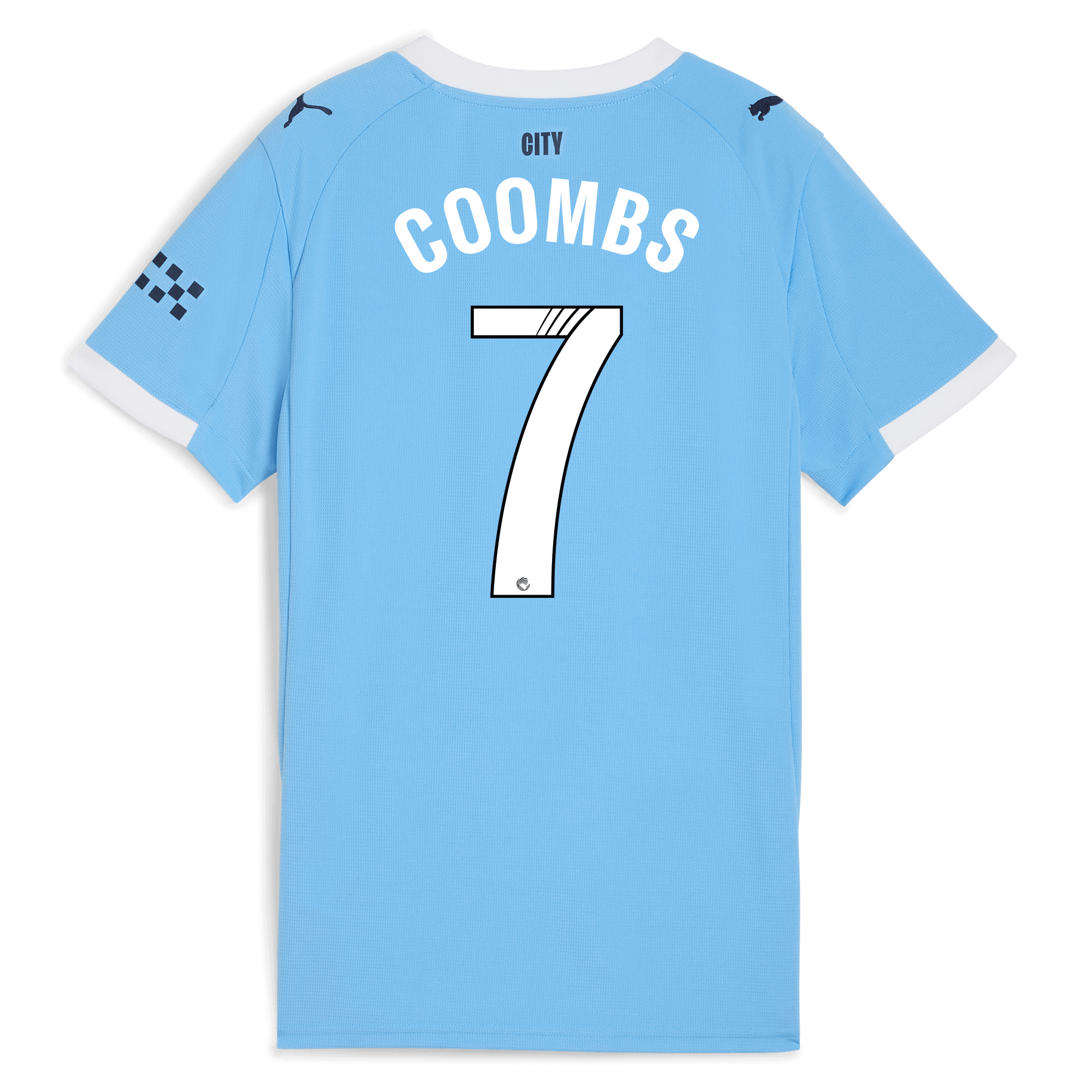 Manchester City womens manchester city home jersey 202526 with coombs 7 printing Collection - ManchesterCitystore.com