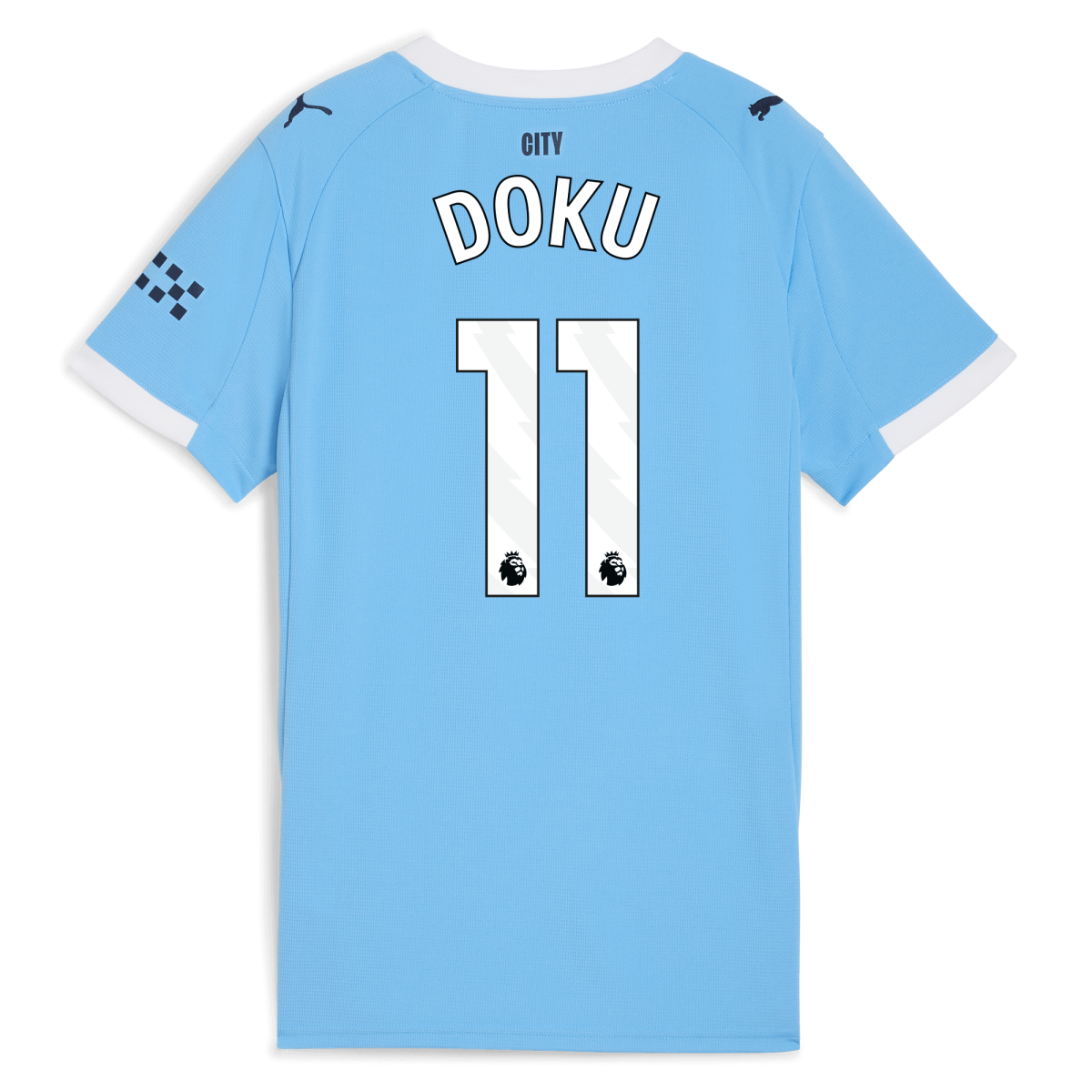 Manchester City womens manchester city home jersey 202526 with doku 11 printing Collection - ManchesterCitystore.com