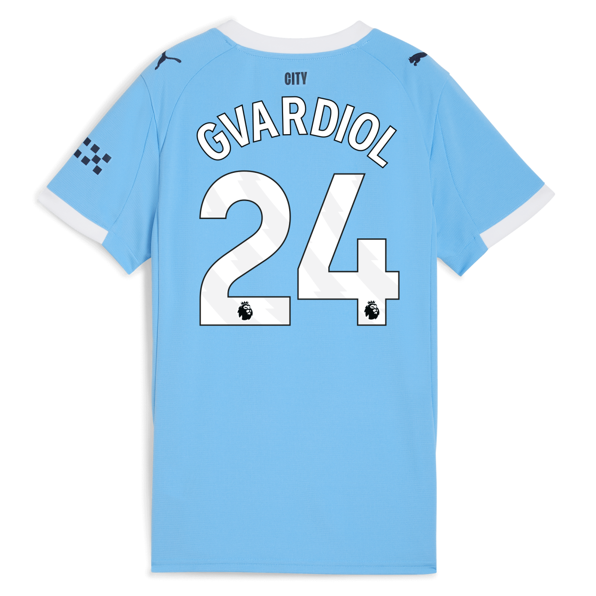 Manchester City womens manchester city home jersey 202526 with gvardiol 24 printing Collection - ManchesterCitystore.com