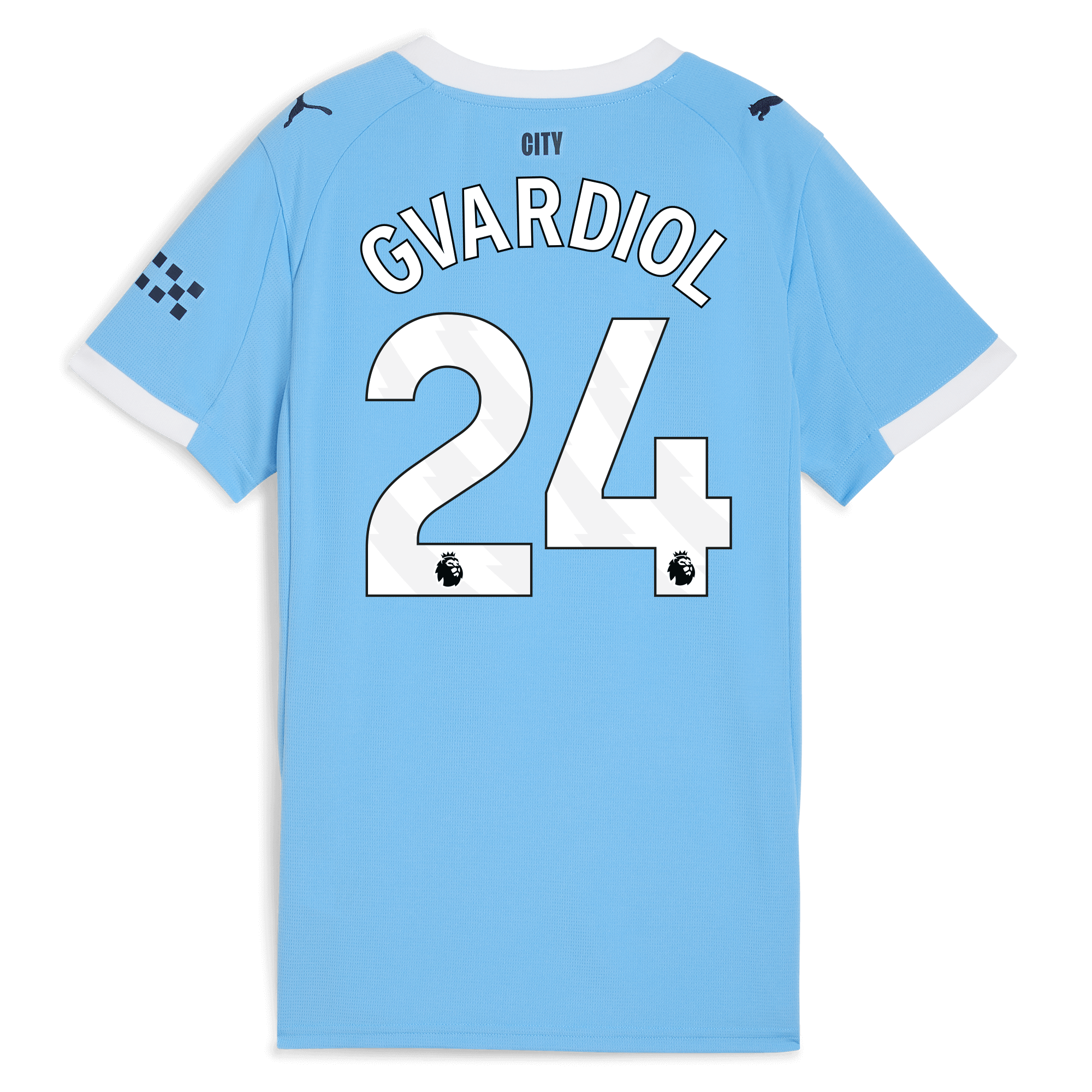 Manchester City womens manchester city home jersey 202526 with gvardiol 24 printing Collection - ManchesterCitystore.com