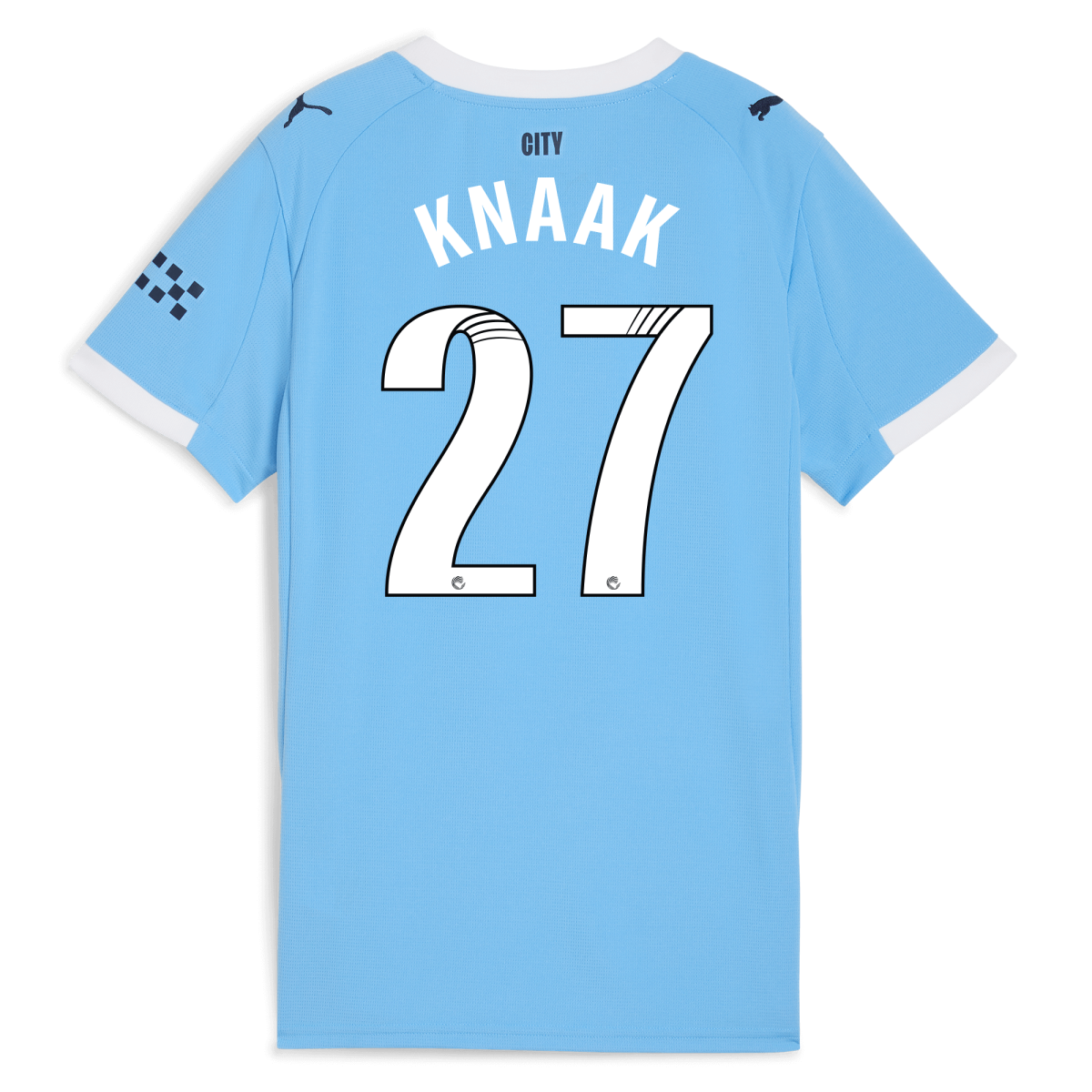 Manchester City womens manchester city home jersey 202526 with knaak 27 printing Collection - ManchesterCitystore.com