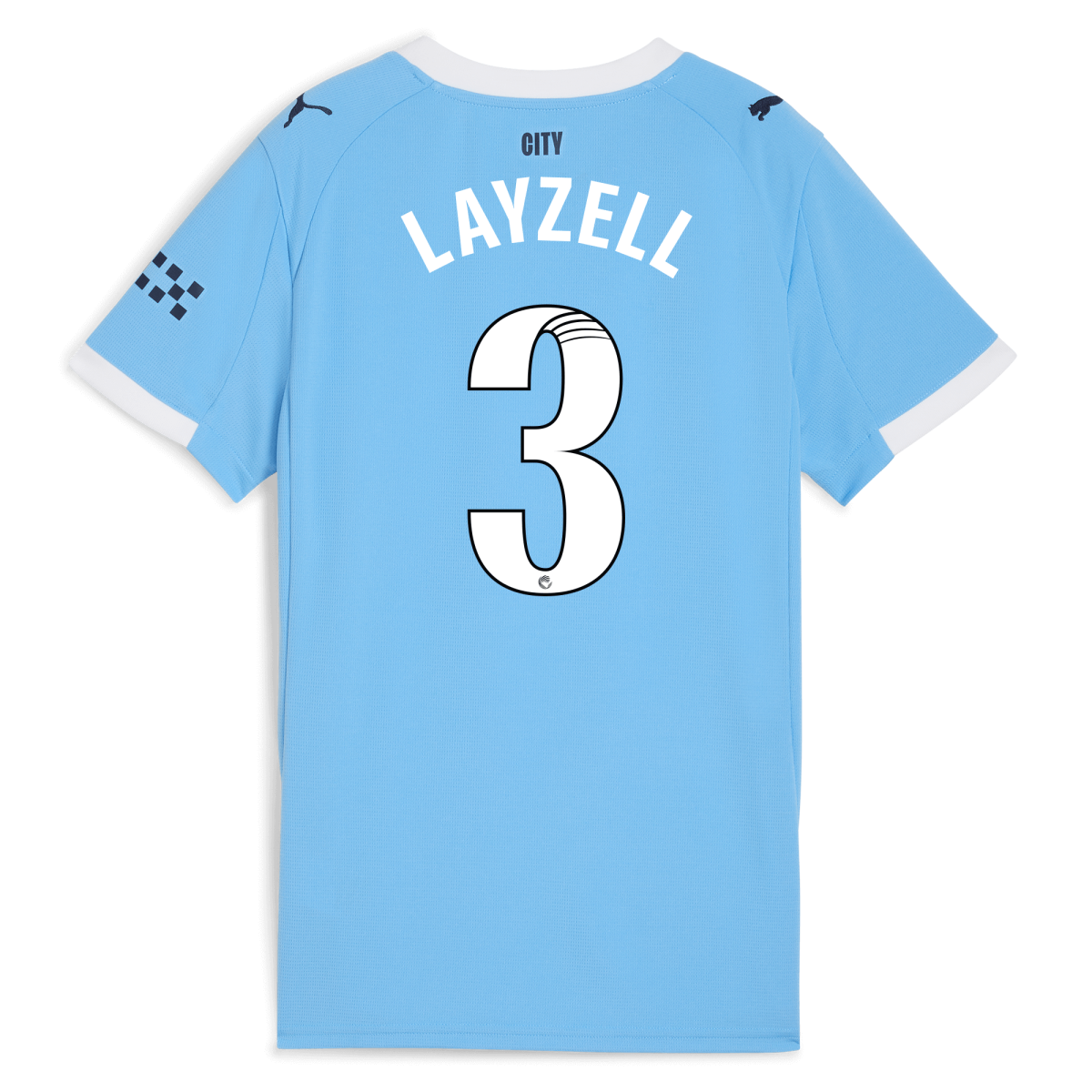 Manchester City womens manchester city home jersey 202526 with layzell 3 printing Collection - ManchesterCitystore.com