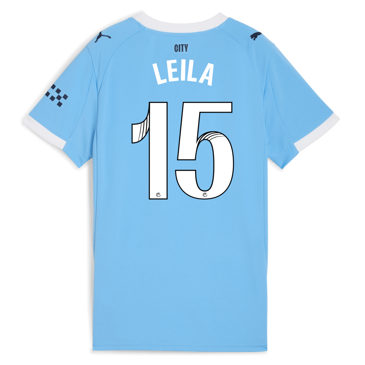 Manchester City womens manchester city home jersey 202526 with leila 15 printing Collection - ManchesterCitystore.com