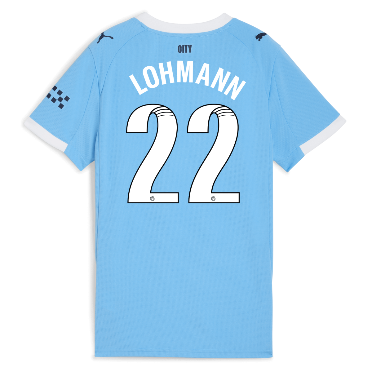 Manchester City womens manchester city home jersey 202526 with lohmann 22 printing Collection - ManchesterCitystore.com