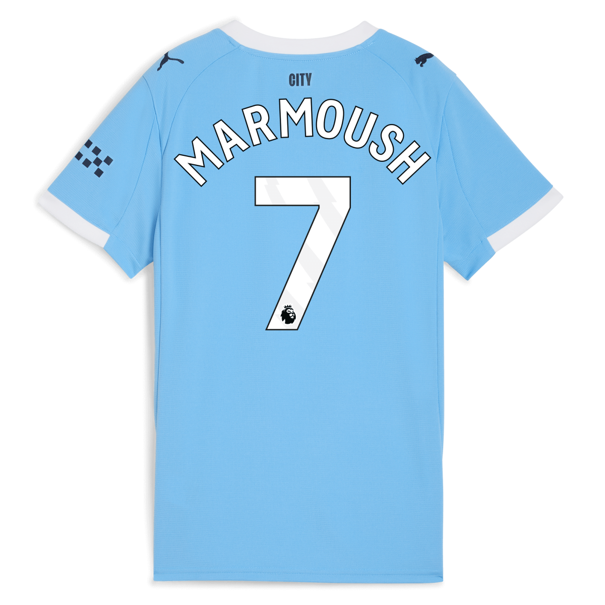 Manchester City womens manchester city home jersey 202526 with marmoush 7 printing Collection - ManchesterCitystore.com