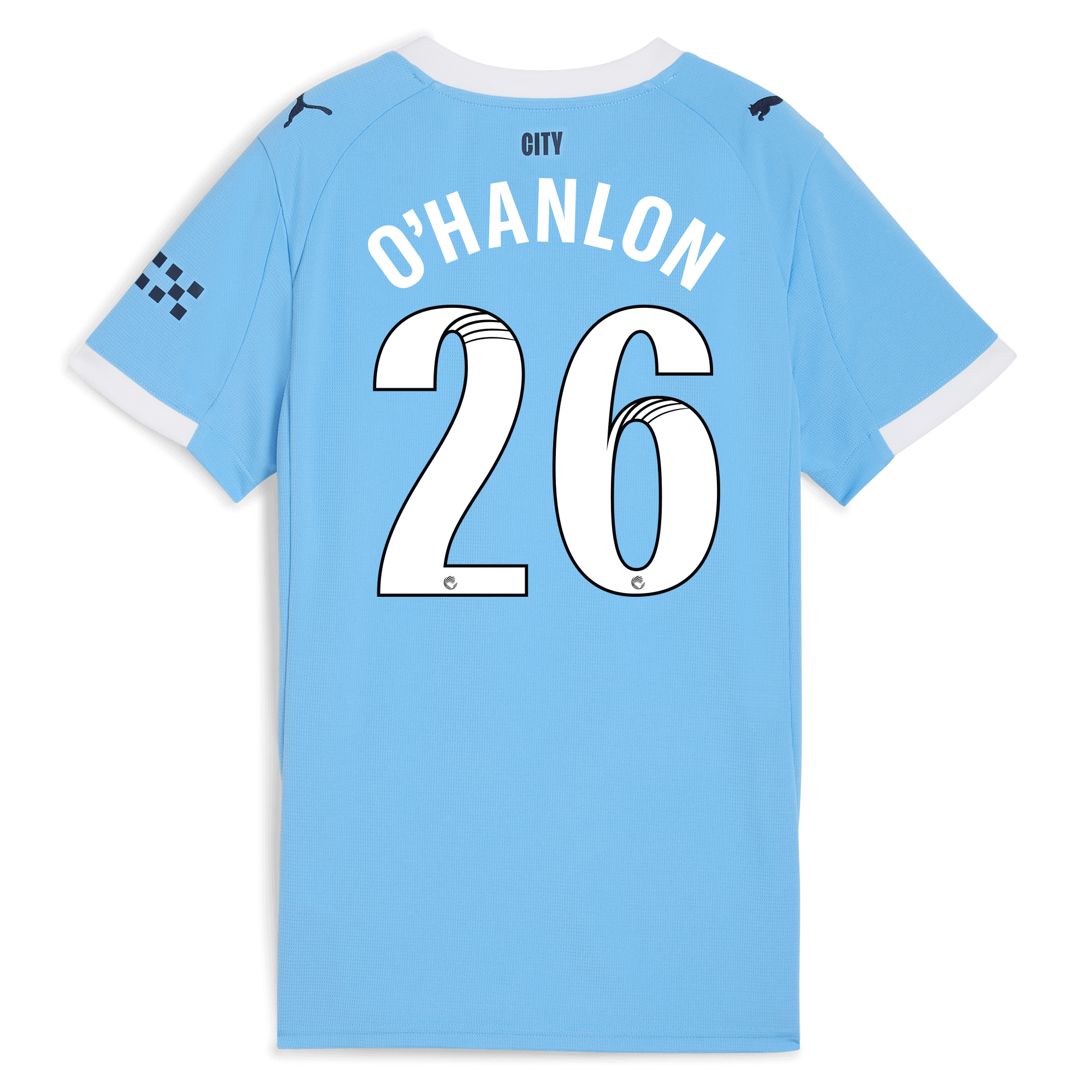 Manchester City womens manchester city home jersey 202526 with ohanlon 26 printing Collection - ManchesterCitystore.com