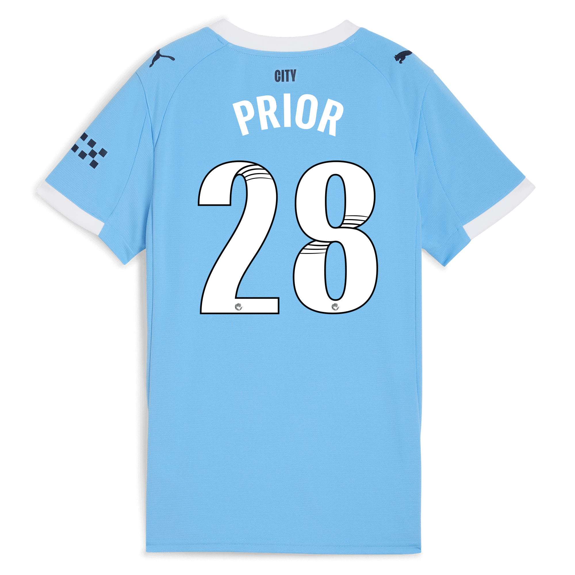 Manchester City womens manchester city home jersey 202526 with prior 28 printing Collection - ManchesterCitystore.com
