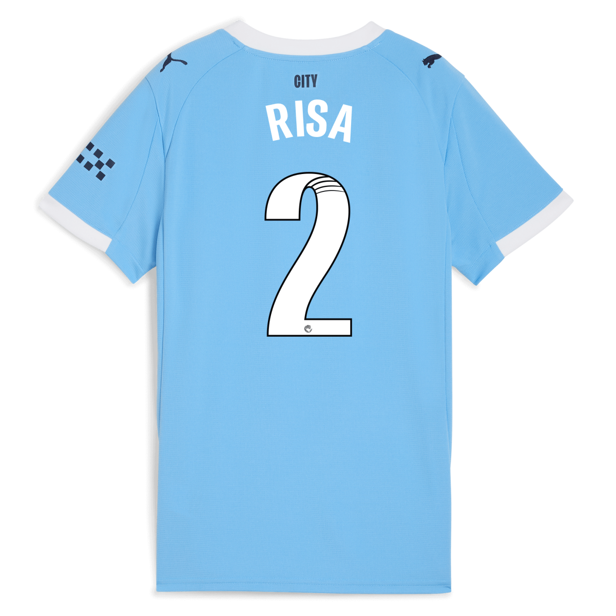 Manchester City womens manchester city home jersey 202526 with risa 2 printing Collection - ManchesterCitystore.com