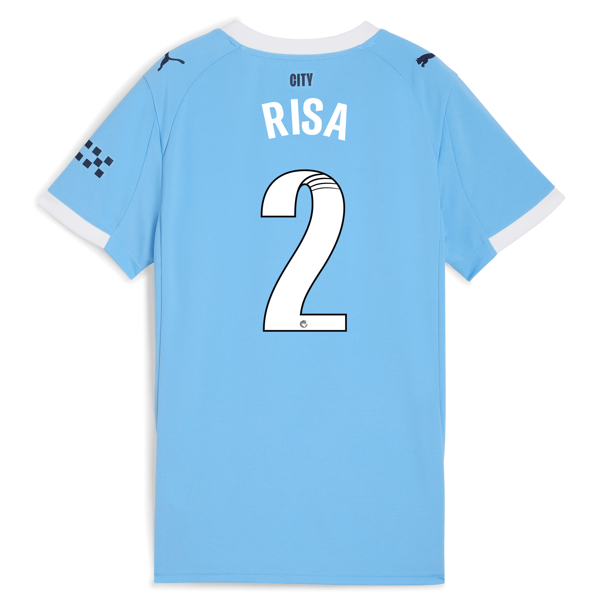 Manchester City womens manchester city home jersey 202526 with risa 2 printing Collection - ManchesterCitystore.com