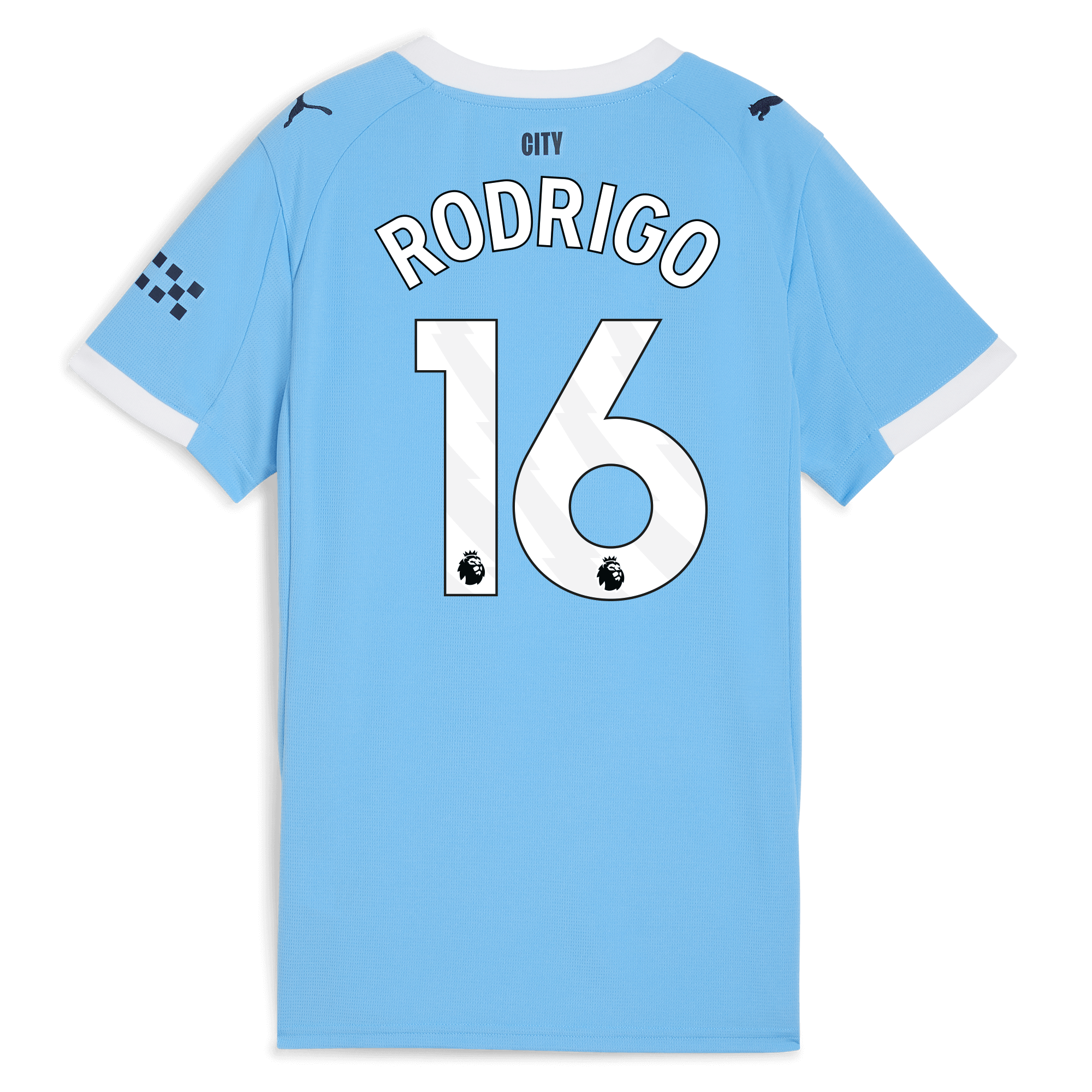 Manchester City womens manchester city home jersey 202526 with rodrigo 16 printing Collection - ManchesterCitystore.com
