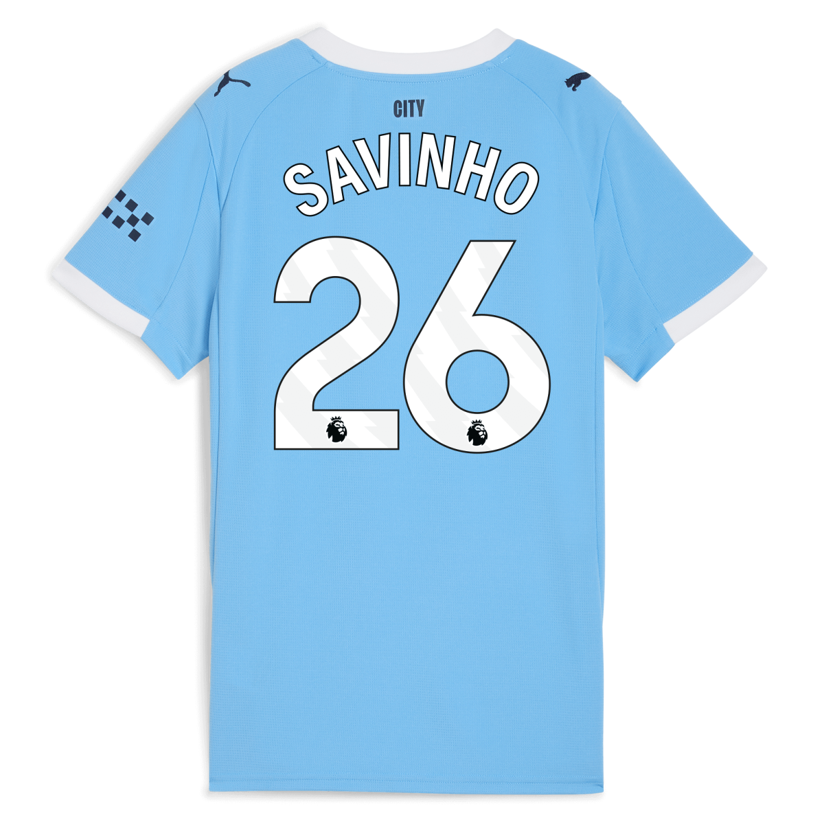 Manchester City womens manchester city home jersey 202526 with savinho 26 printing Collection - ManchesterCitystore.com