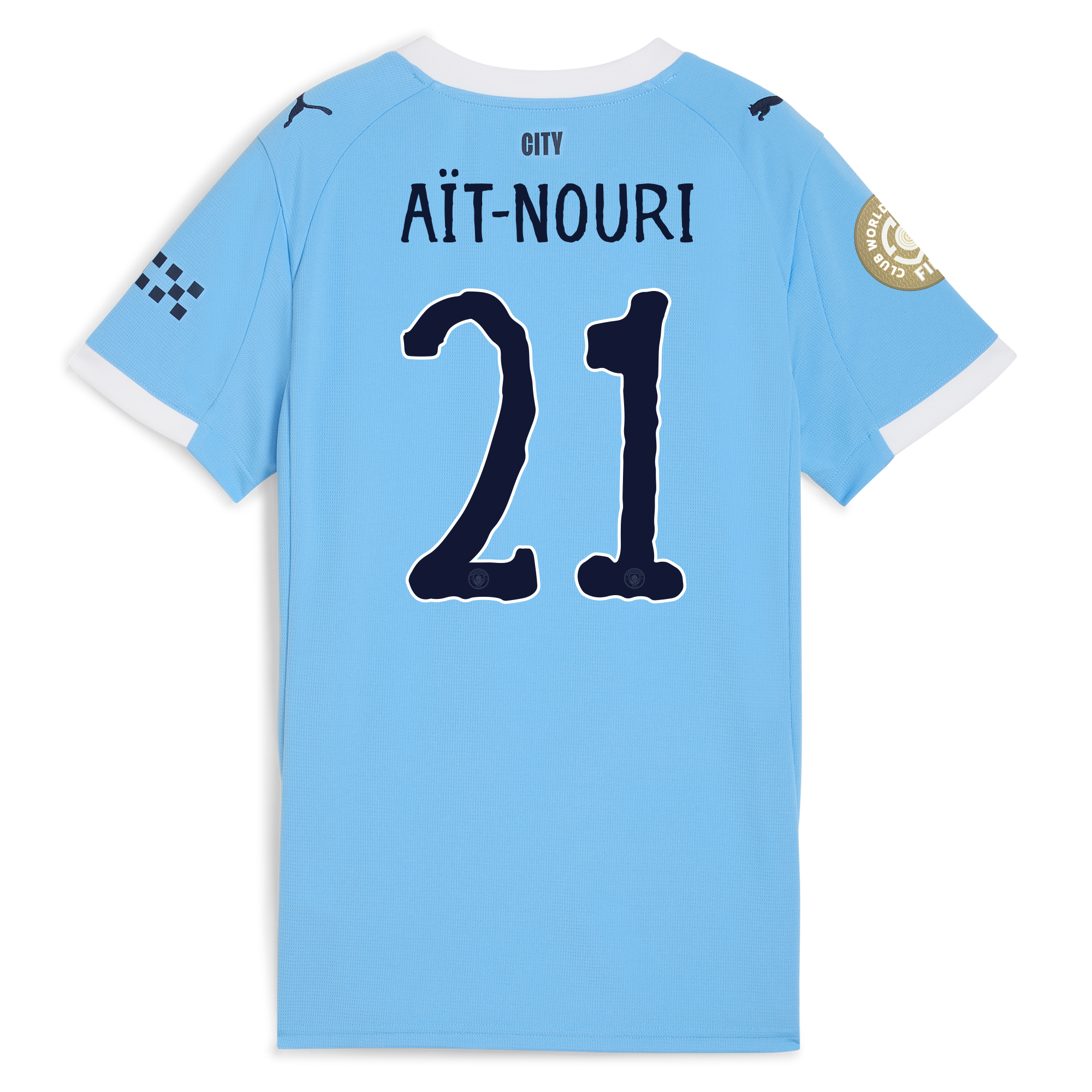 Manchester City womens manchester city kidsuper club world cup home jersey 202526 with ait-nouri 21 printing Collection - ManchesterCitystore.com