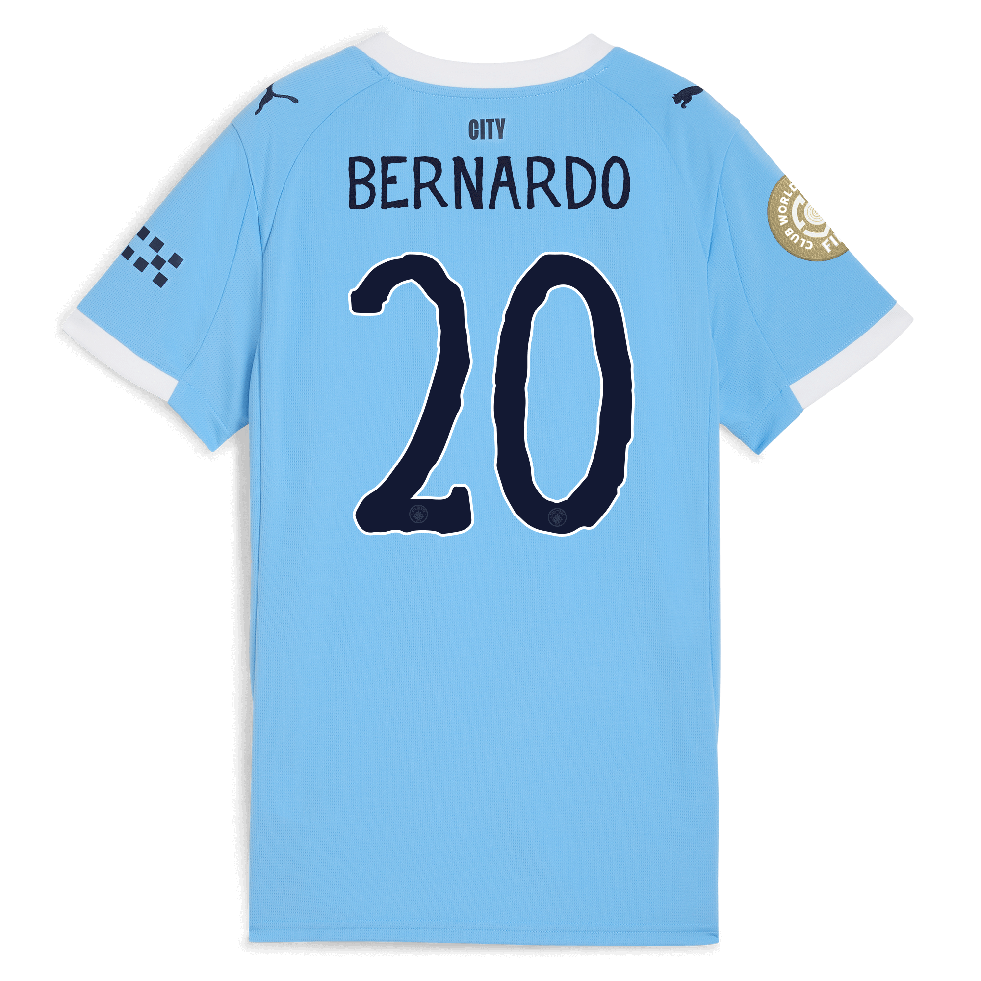 Manchester City womens manchester city kidsuper club world cup home jersey 202526 with bernardo 20 printing Collection - ManchesterCitystore.com