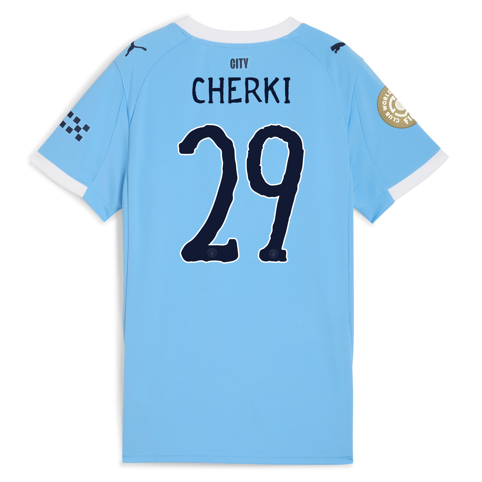 Manchester City womens manchester city kidsuper club world cup home jersey 202526 with cherki 29 printing Collection - ManchesterCitystore.com