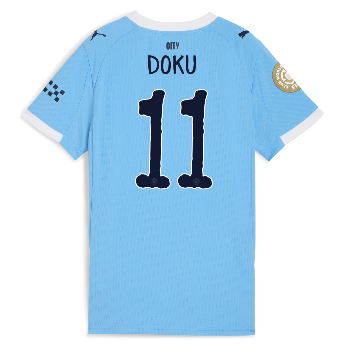 Manchester City womens manchester city kidsuper club world cup home jersey 202526 with doku 11 printing Collection - ManchesterCitystore.com