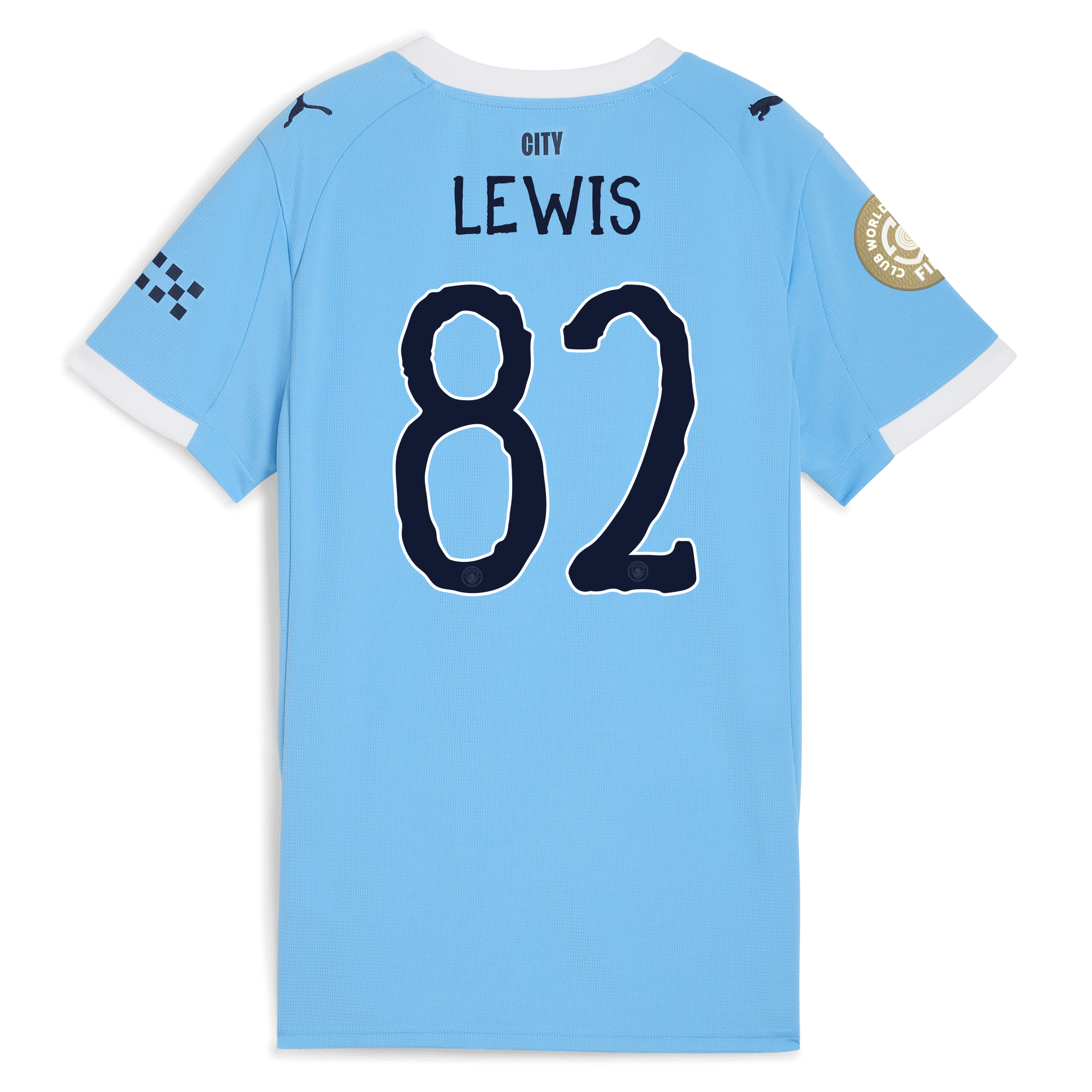 Manchester City womens manchester city kidsuper club world cup home jersey 202526 with lewis 82 printing Collection - ManchesterCitystore.com