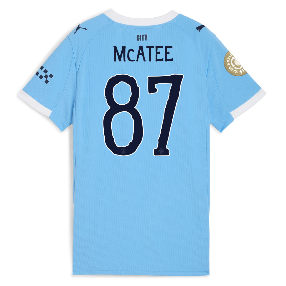 Manchester City womens manchester city kidsuper club world cup home jersey 202526 with mcatee 87 printing Collection - ManchesterCitystore.com